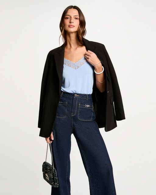 Imagen 0 de Top de mujer de tirantes con encaje