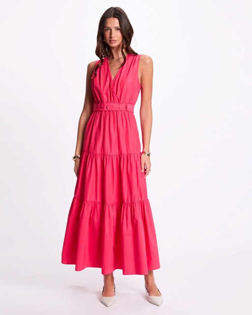 Imagen 0 de Vestido largo con cinturón