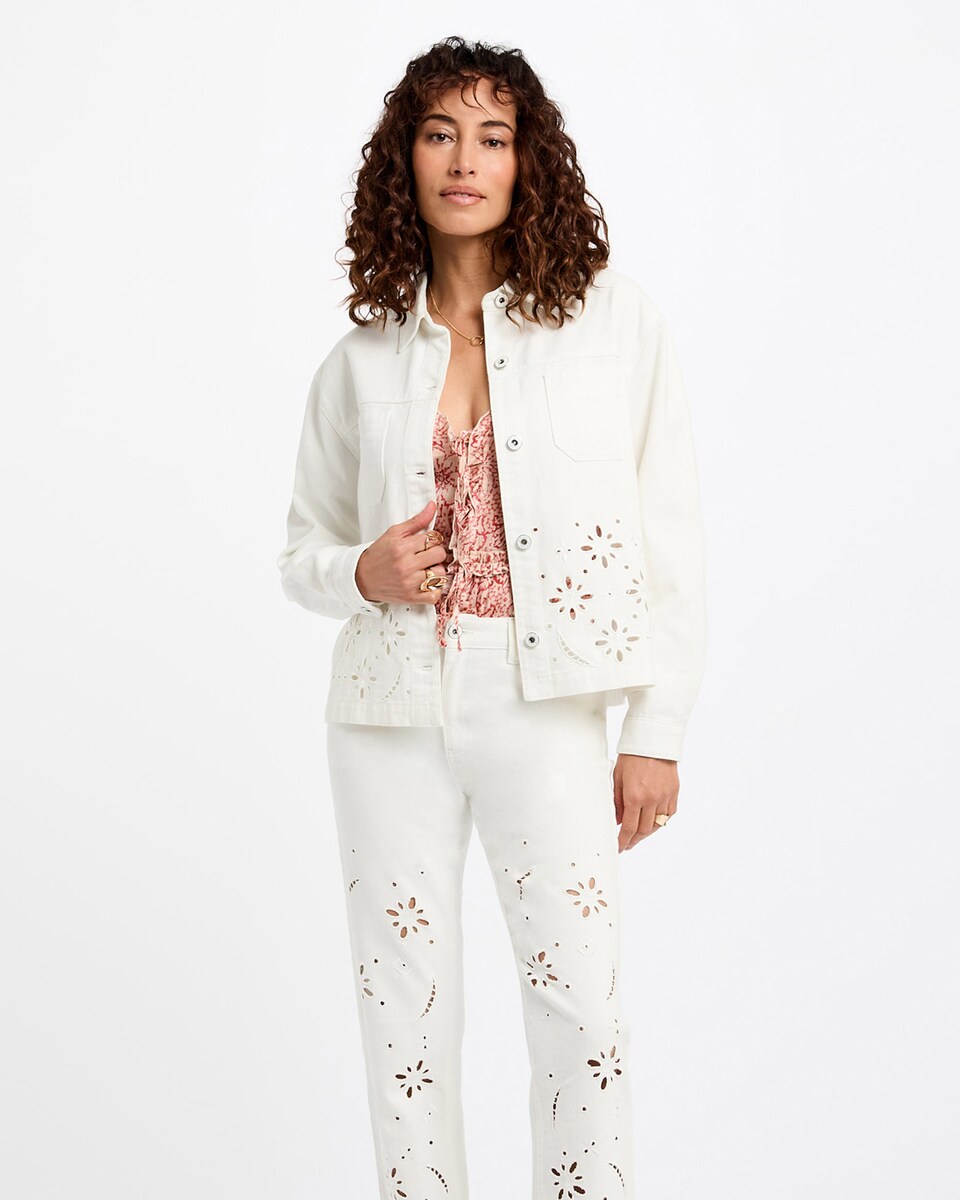 Chaqueta de mujer vaquero bordada · Morgan · El Corte Inglés