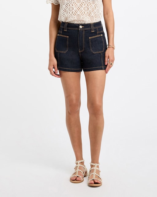 Imagen 0 de Short de mujer vaquero talle alto