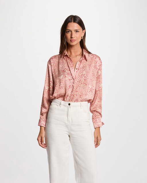 Imagen 0 de Camisa de mujer manga larga