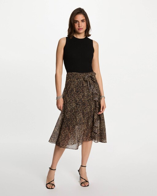 Imagen 0 de Vestido combinado sin mangas