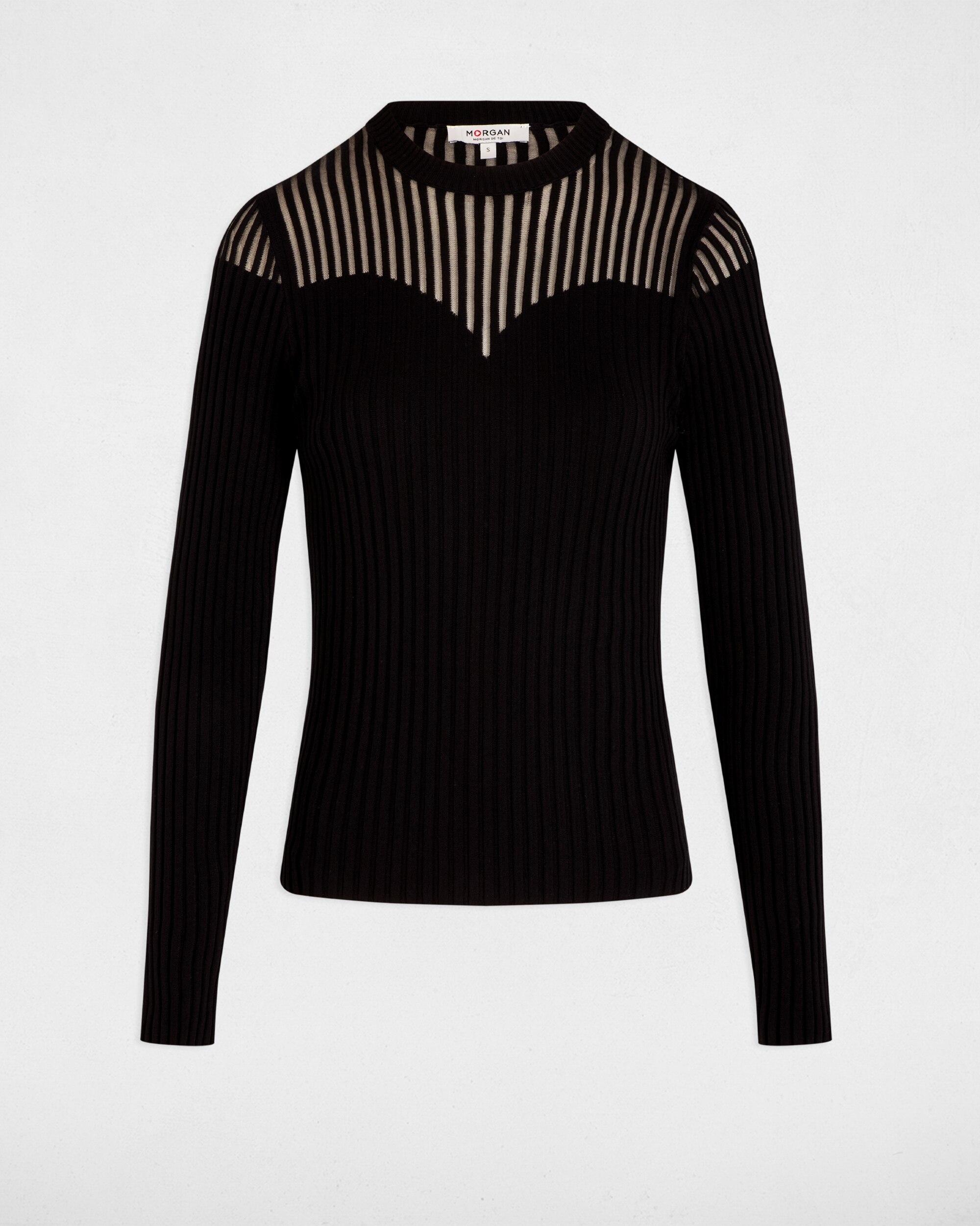 Jersey de mujer manga larga - Morgan - Negro Negro-5