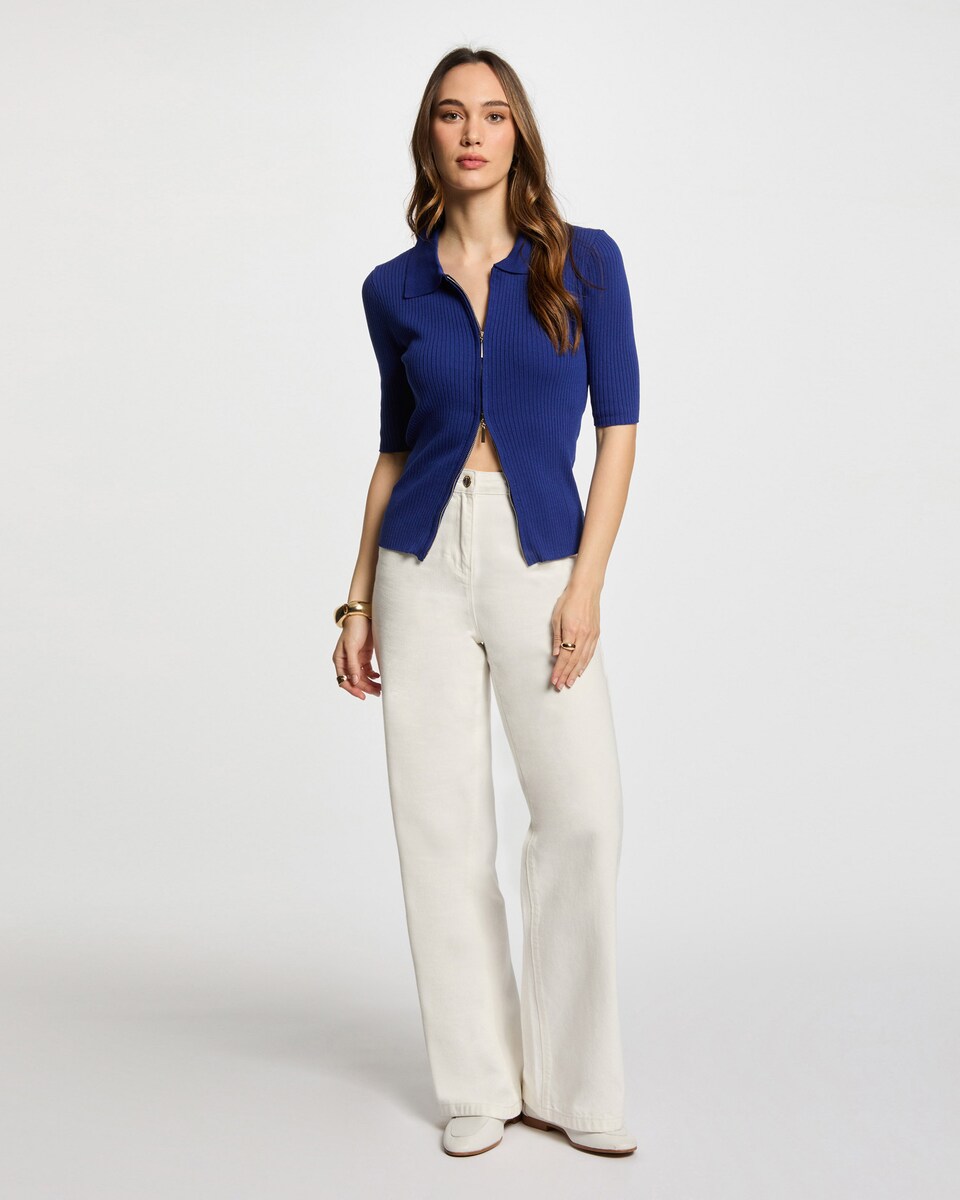 Yekaty Cárdigan De Punto Para Mujer Con Mangas 3/4, Frente Abierto