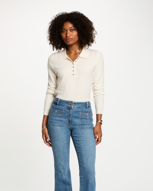 Imagen 0 de Jersey de mujer cuello tipo polo