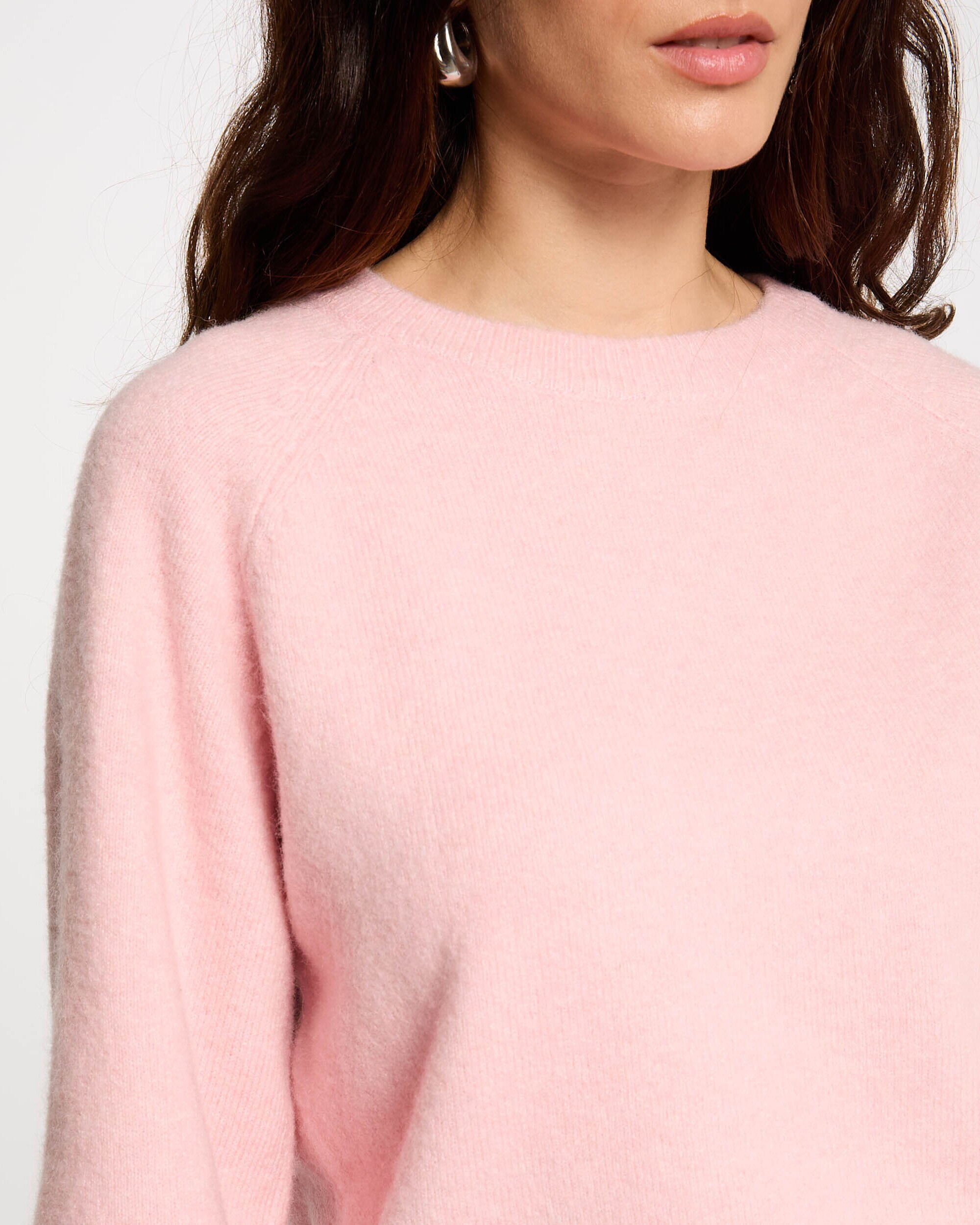 Jersey de mujer extragrande manga 3/4 - Morgan - Rosa claro Rosa claro-4