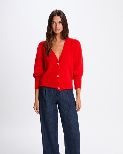 Imagen 0 de Cárdigan de mujer mangas abullonadas