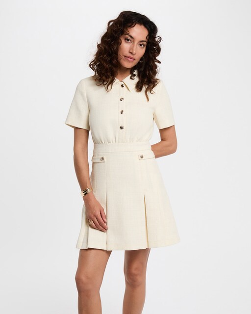 Imagen 0 de Vestido de tweed con vuelo