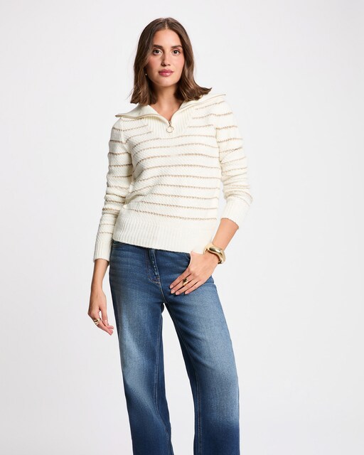 Imagen 0 de Jersey de mujer cuello camionero