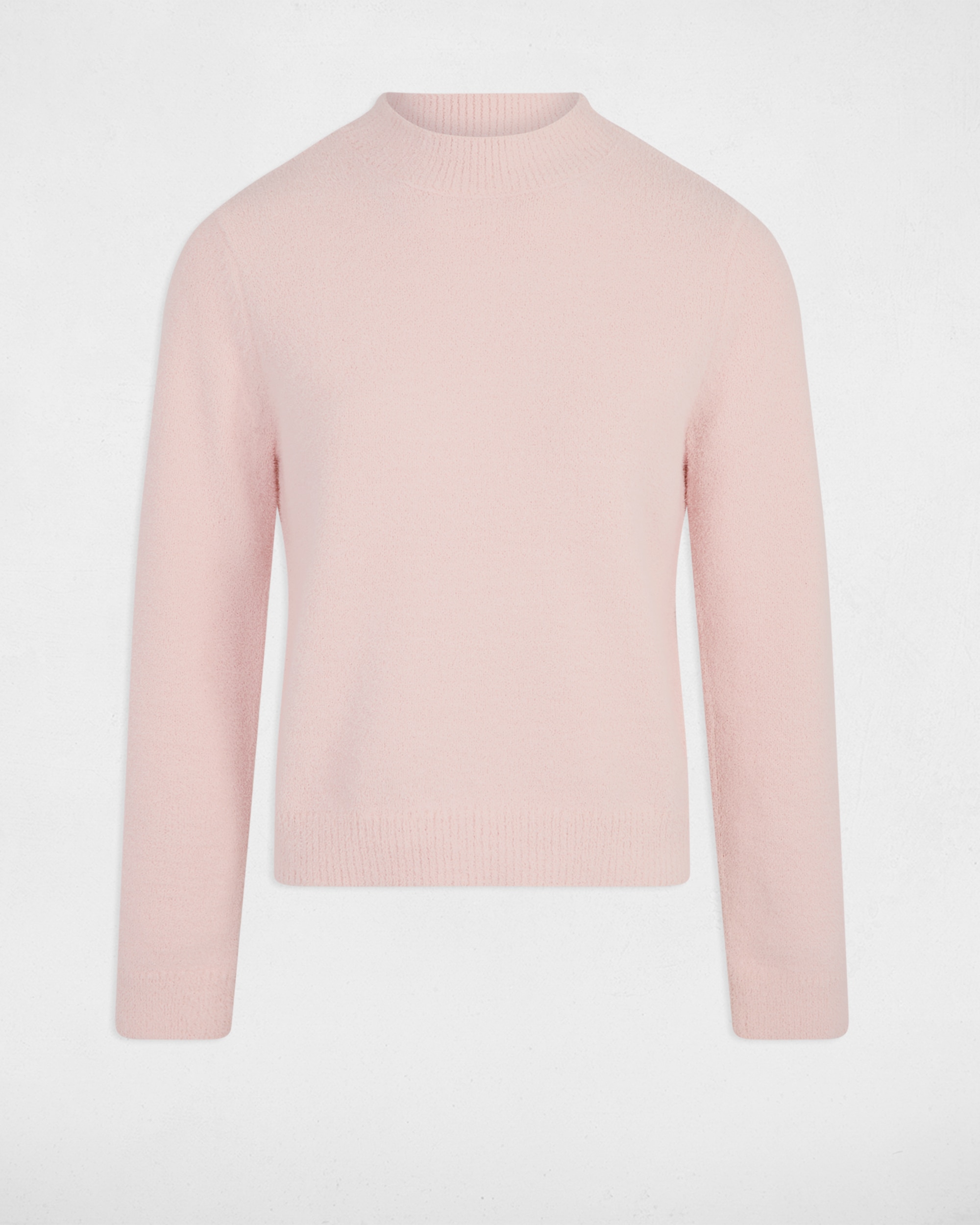 Jersey de mujer con cuello alto - Morgan - Rosa Rosa-5