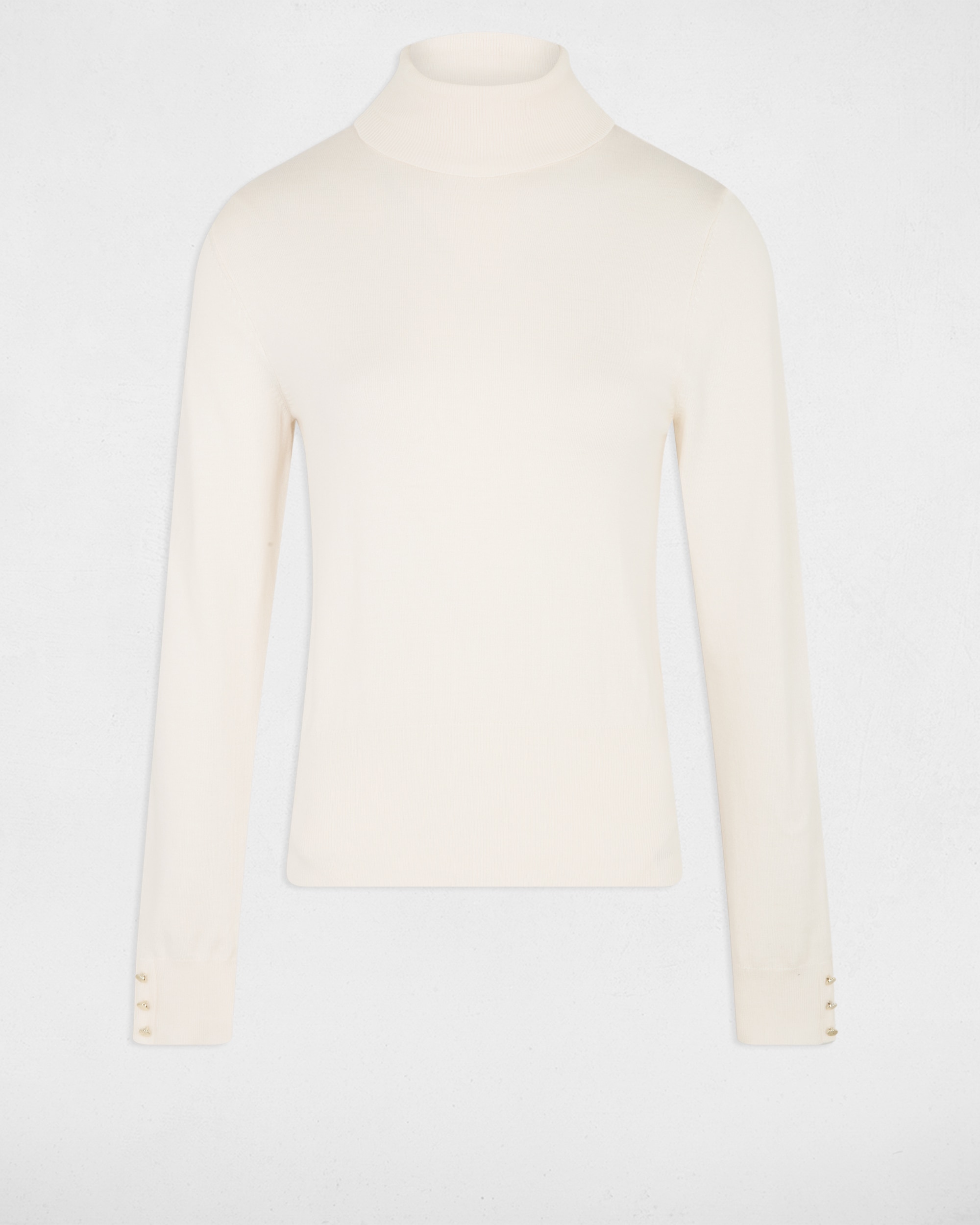 Imagen 5 de Jersey de mujer con cuello alto - Morgan - Crudo Crudo