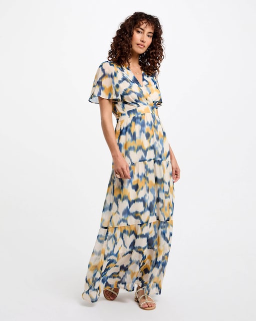 Imagen 0 de Vestido largo recto estampado