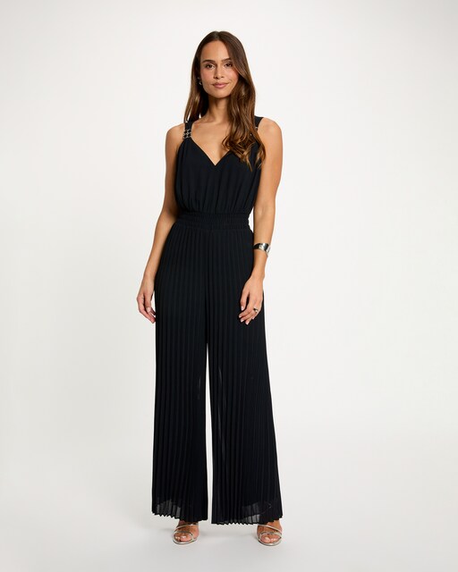 Imagen 0 de Mono de mujer de piernas plisadas