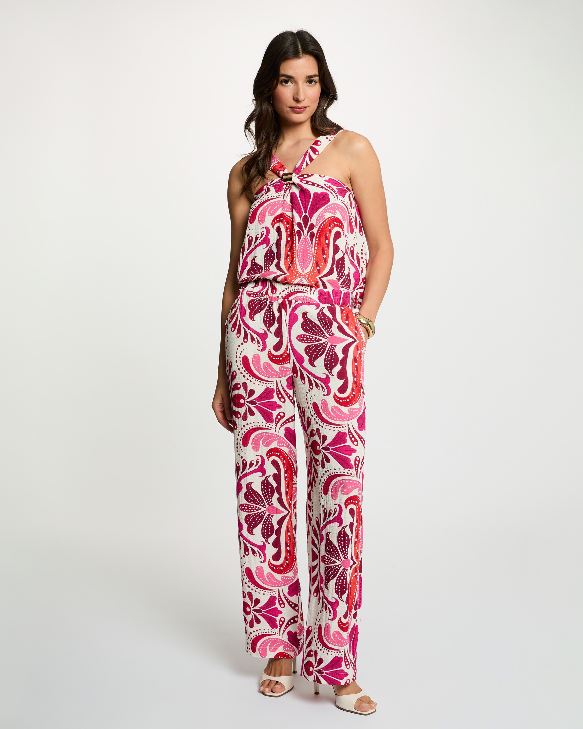 Top de mujer con escote pico de lazo - Morgan - Multicolor Multicolor-3