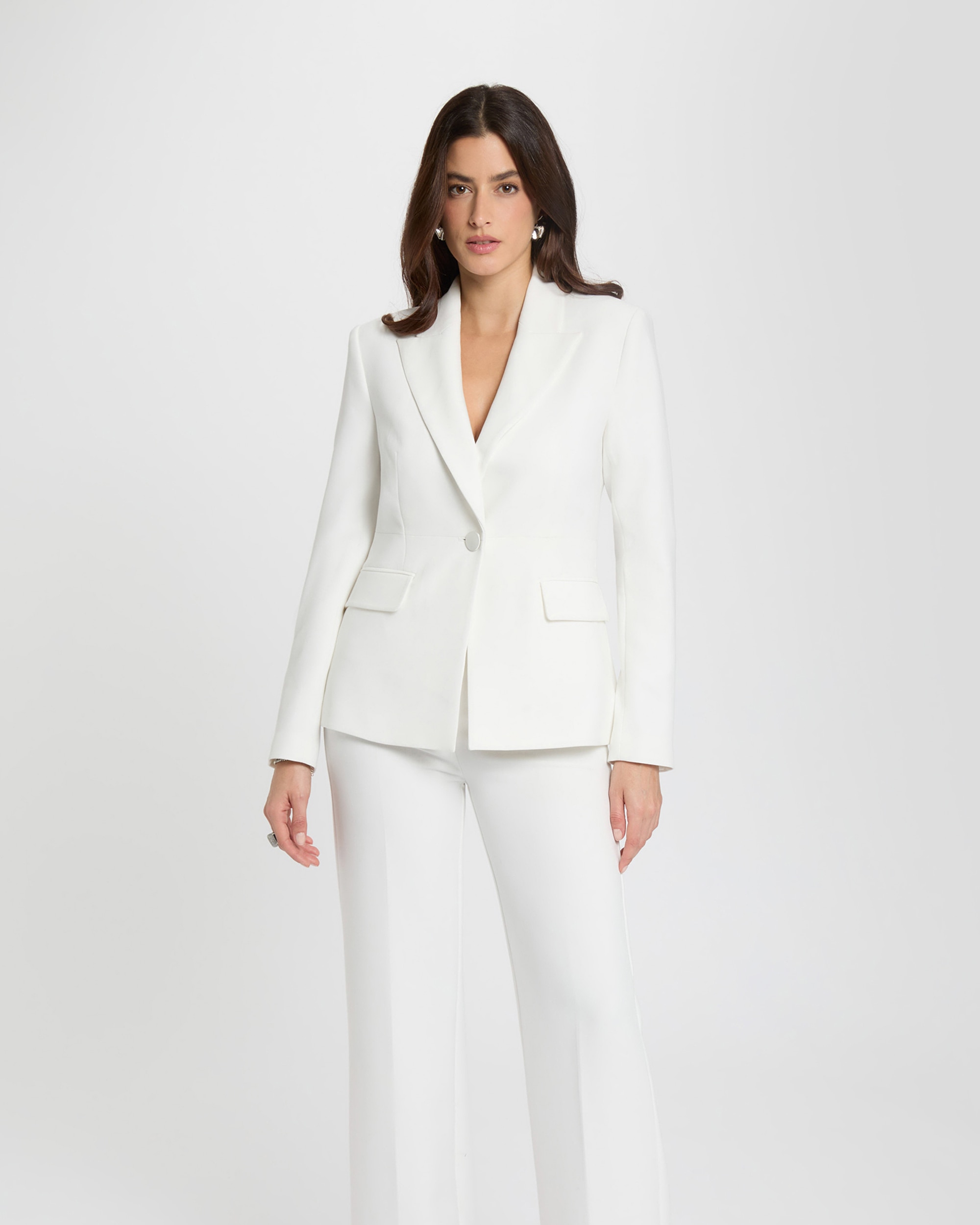Morgan - Blazer de mujer entallada de encaje.