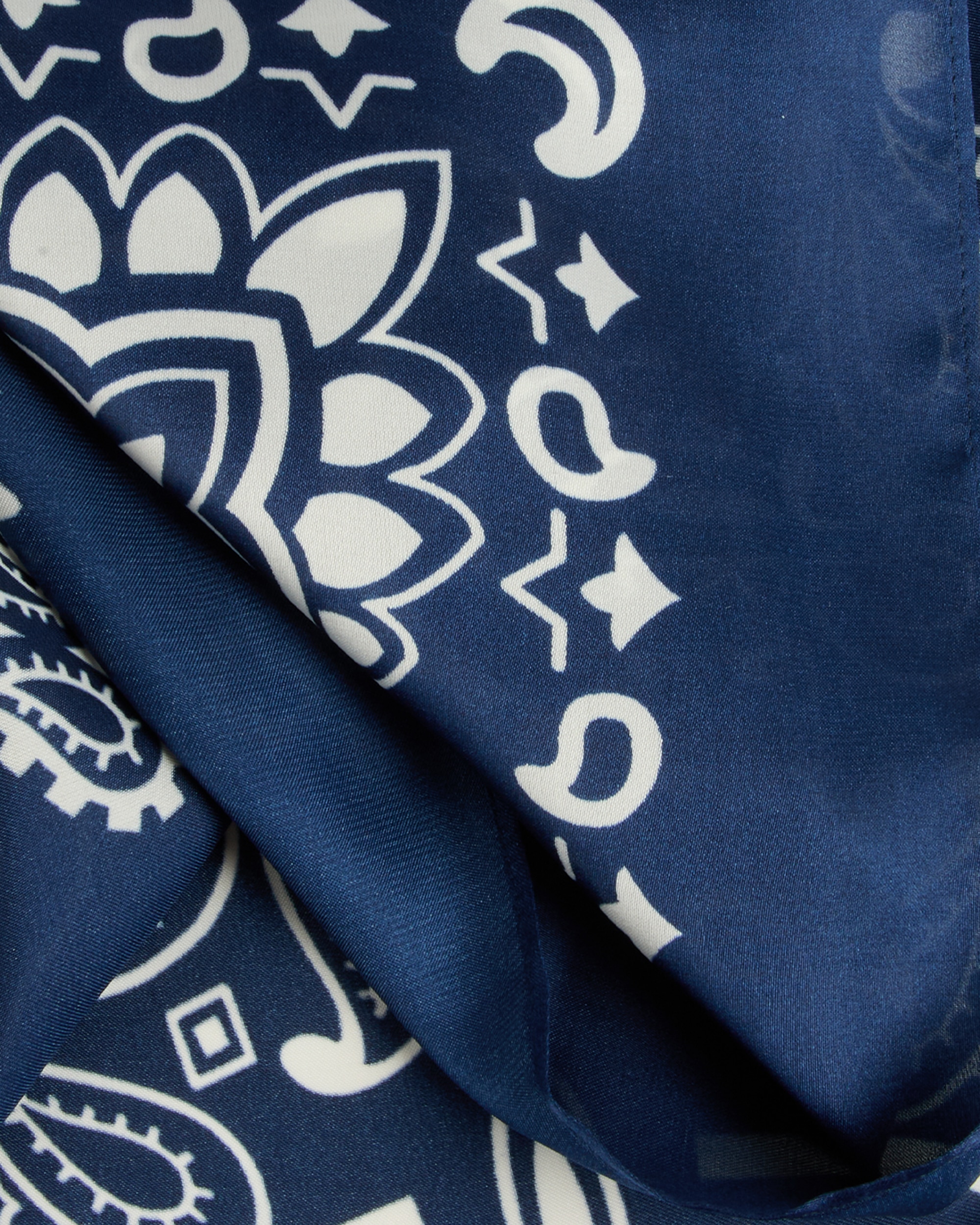 Pañuelo con estampado paisley - Morgan - Azul Azul-2