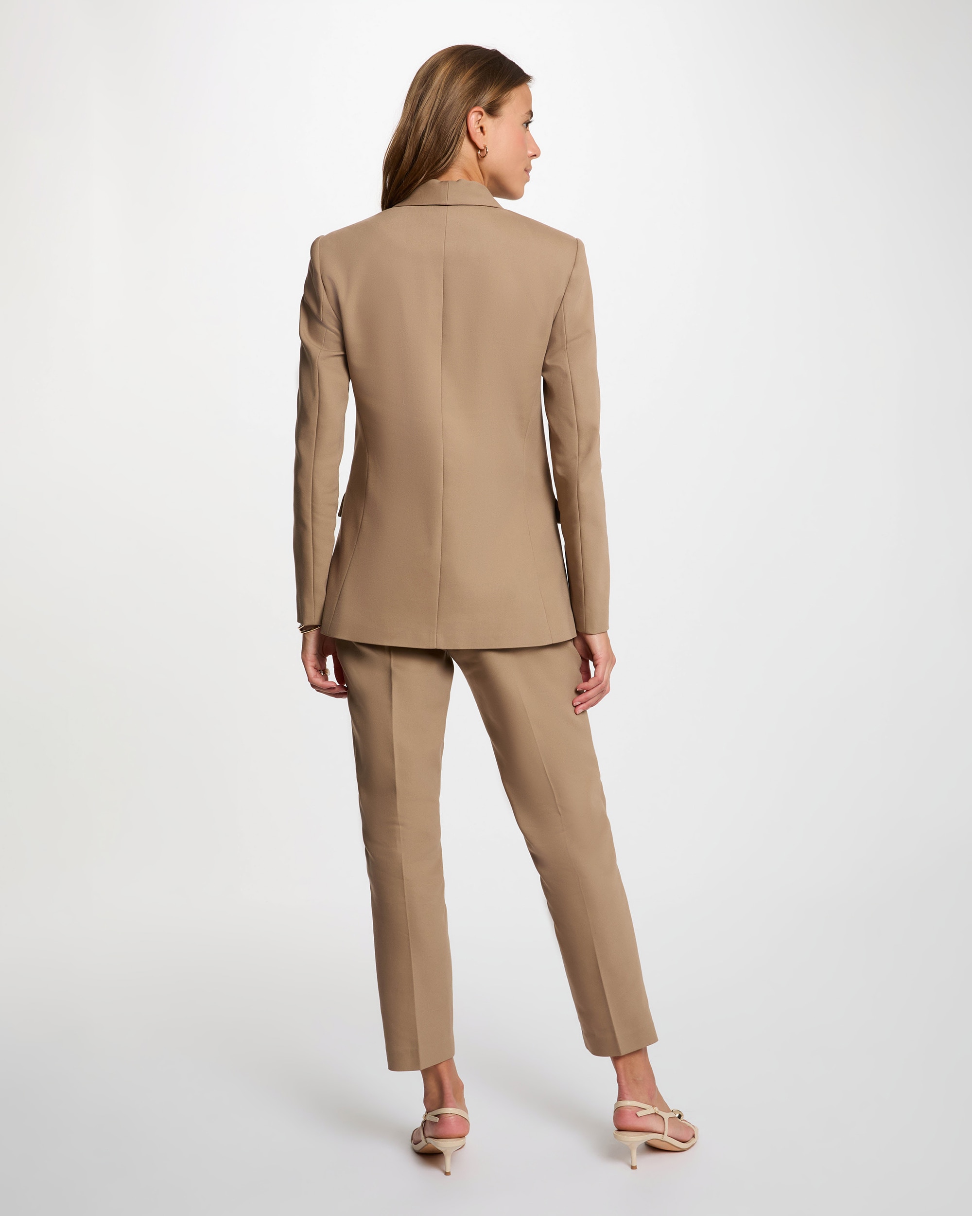 Blazer de mujer con bolsillos italianos - Morgan - Camel Camel-2