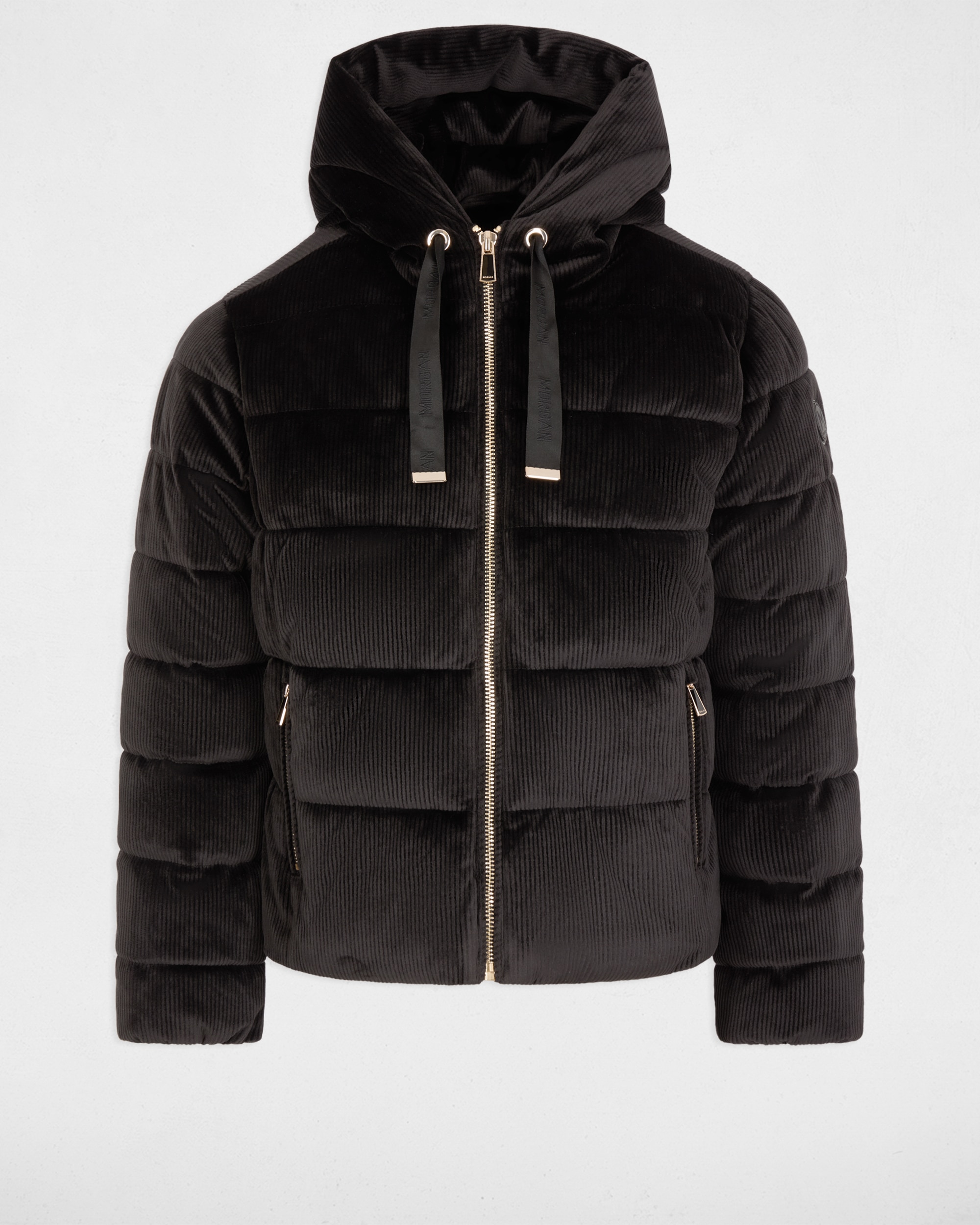 Acolchado de mujer con capucha - Morgan - Negro Negro-5