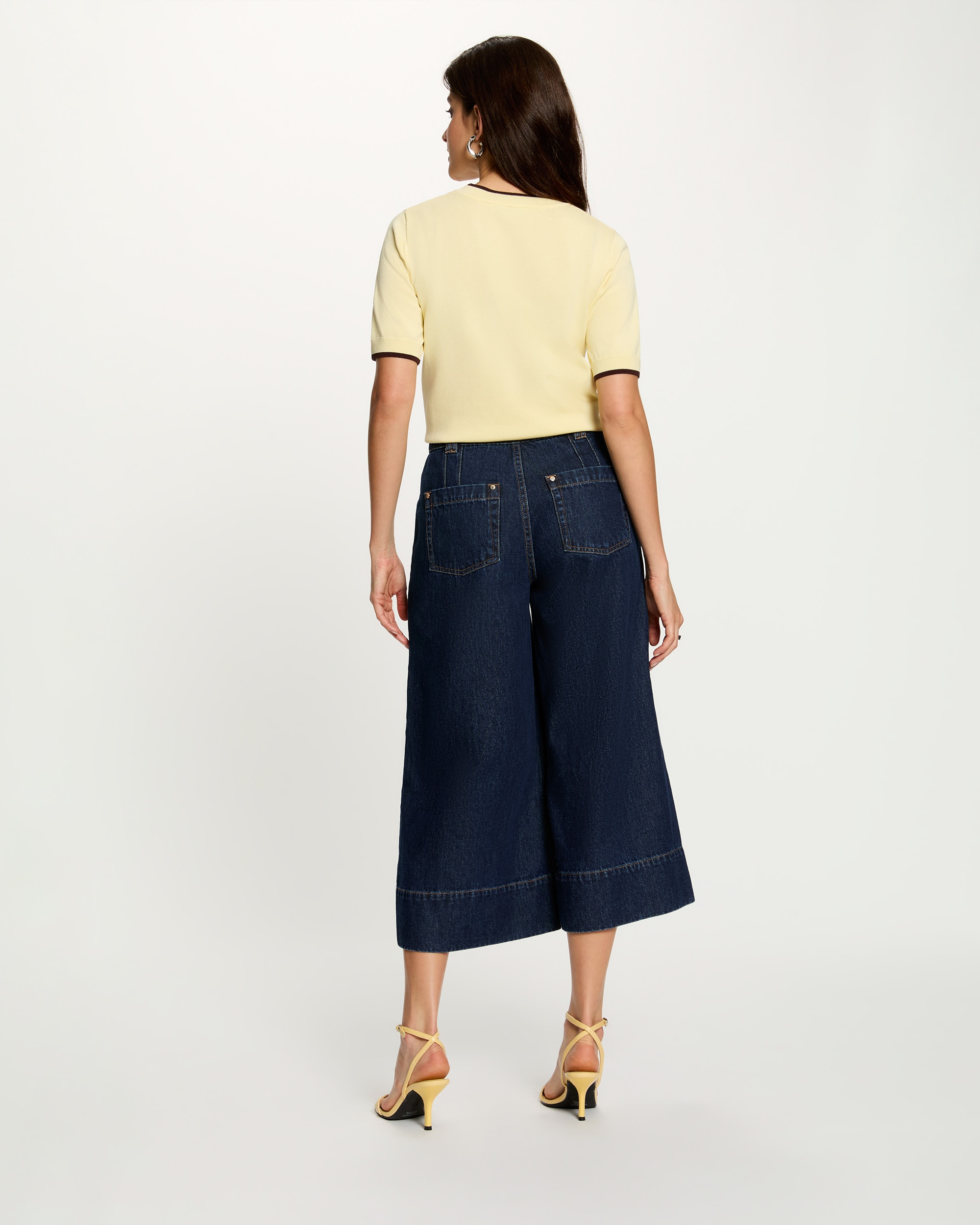Pantalón vaquero de mujer ancho - Morgan - Azul Azul-3