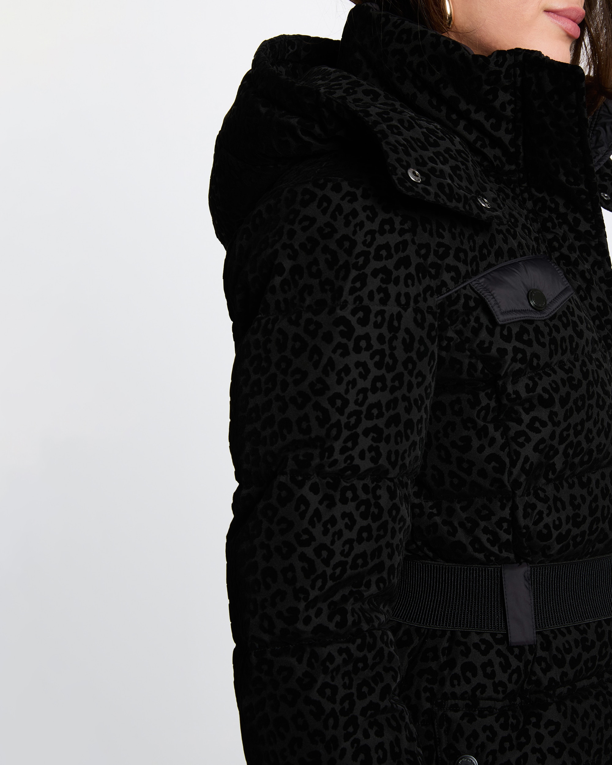 Plumíferos de mujer con capucha - Morgan - Negro Negro-4