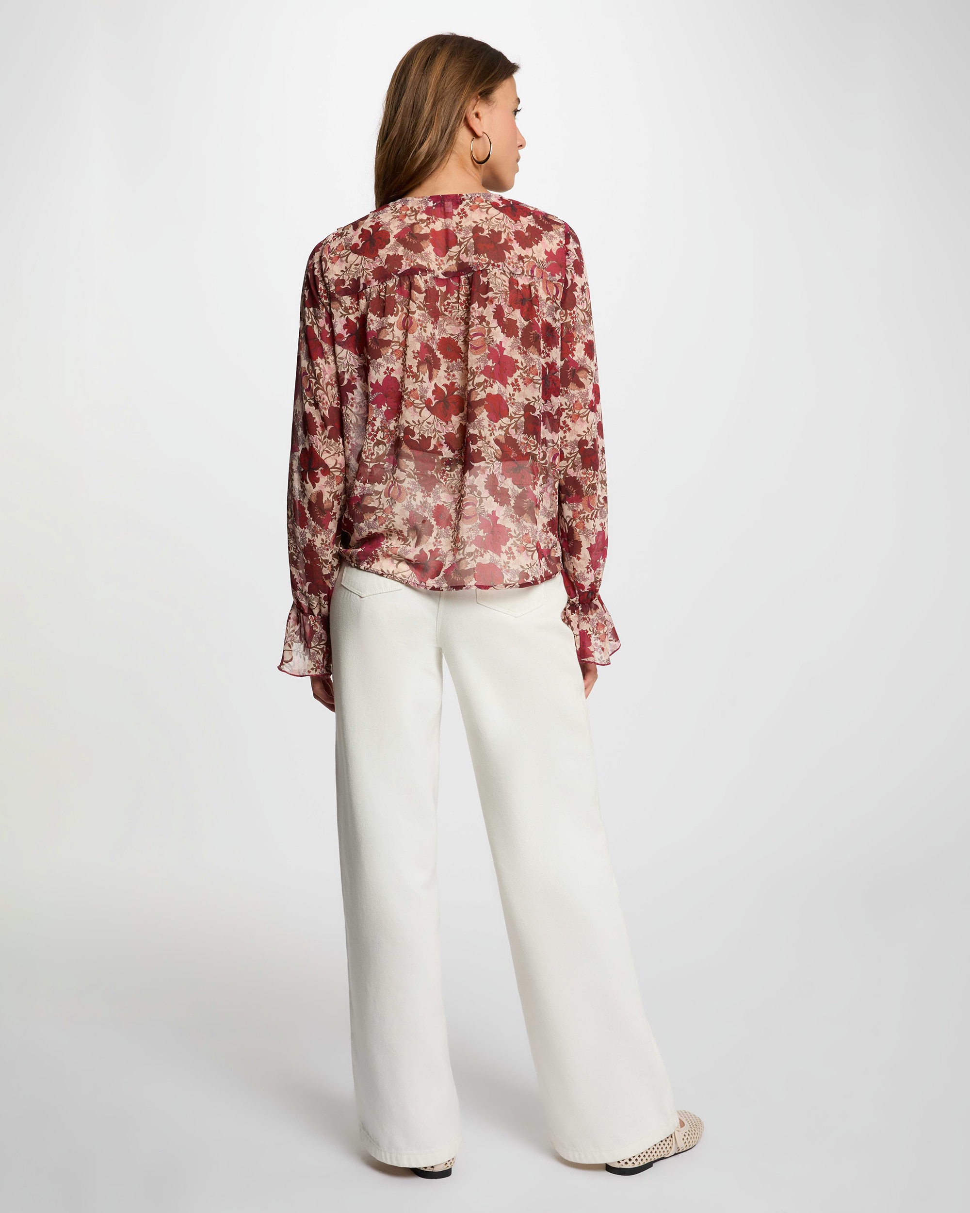 Camisa de mujer con volantes - Morgan - Multicolor Multicolor-2
