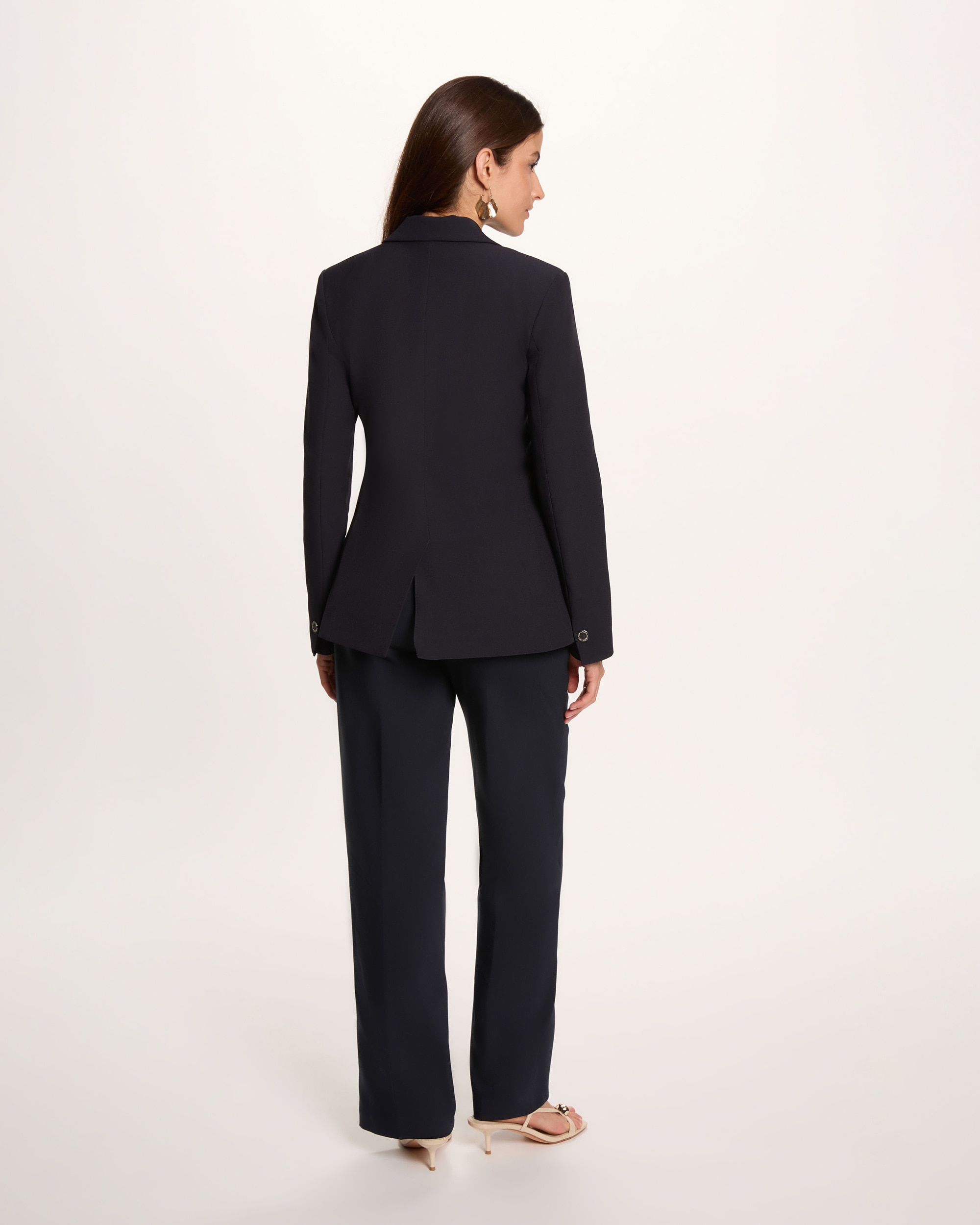 Imagen 2 de Pantalones de vestir de mujer corte recto - Morgan - Azul marino Azul marino