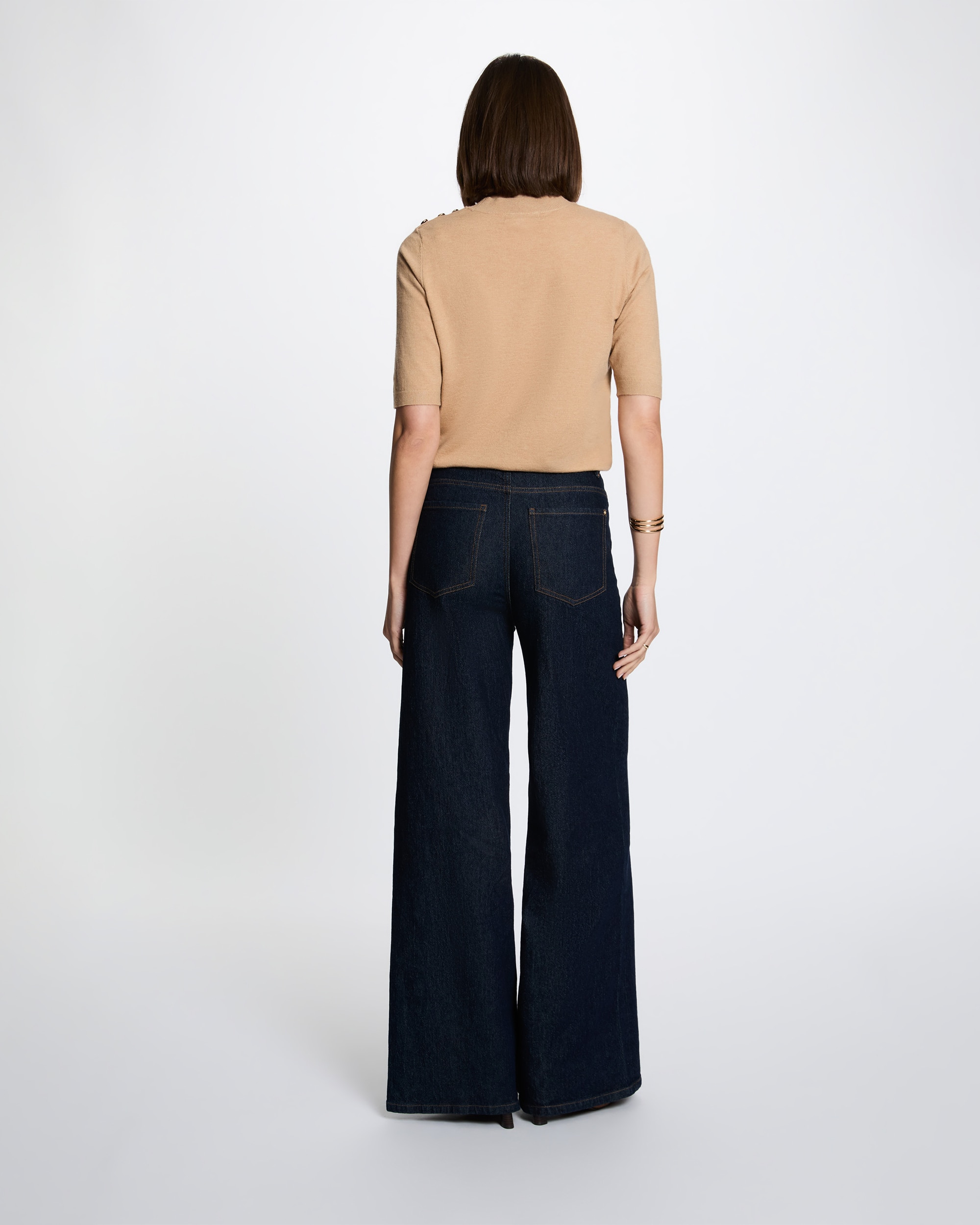 Jersey de mujer en lana - Morgan - Beige Beige-2