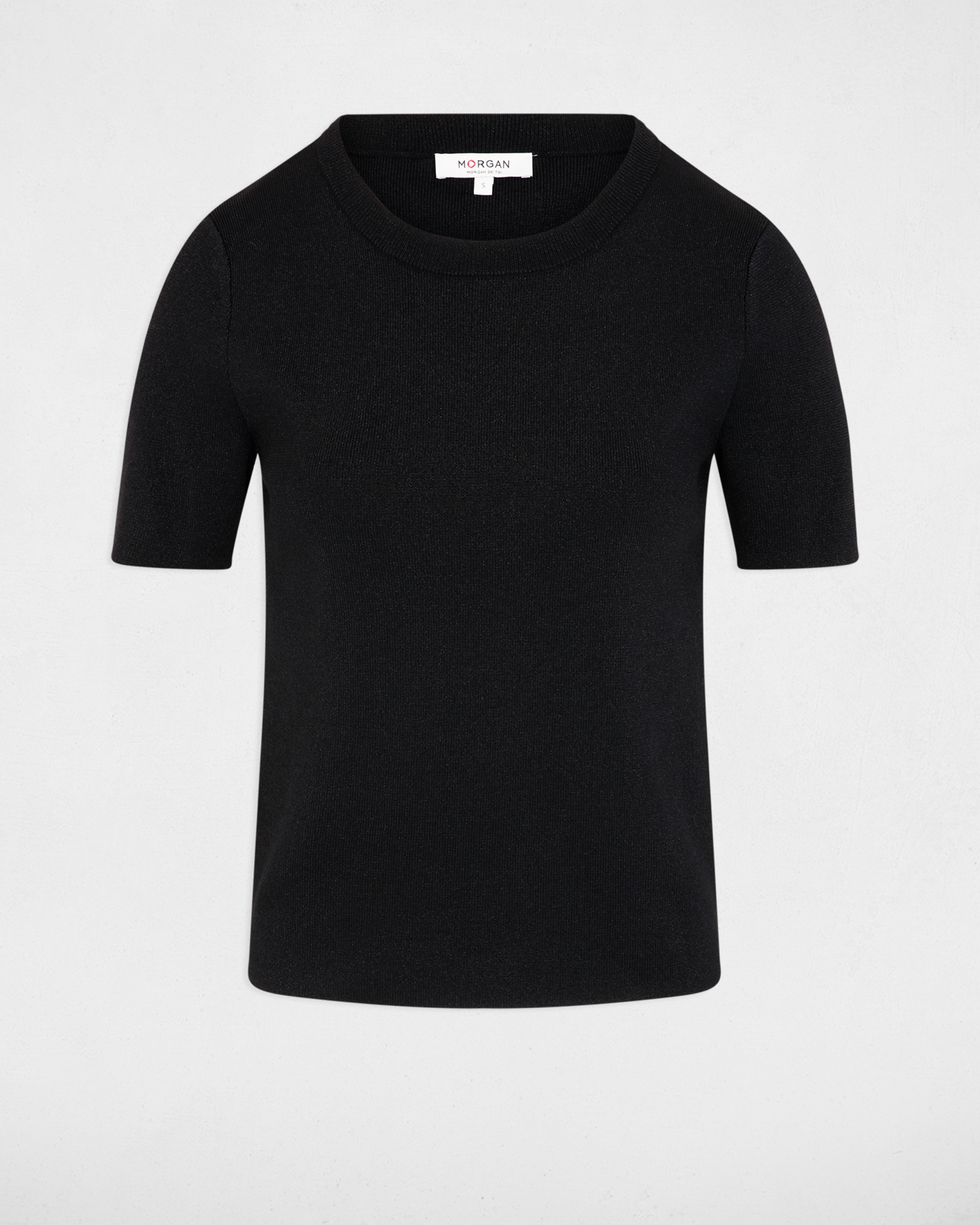 Jersey de mujer con manga corta - Morgan - Negro Negro-5