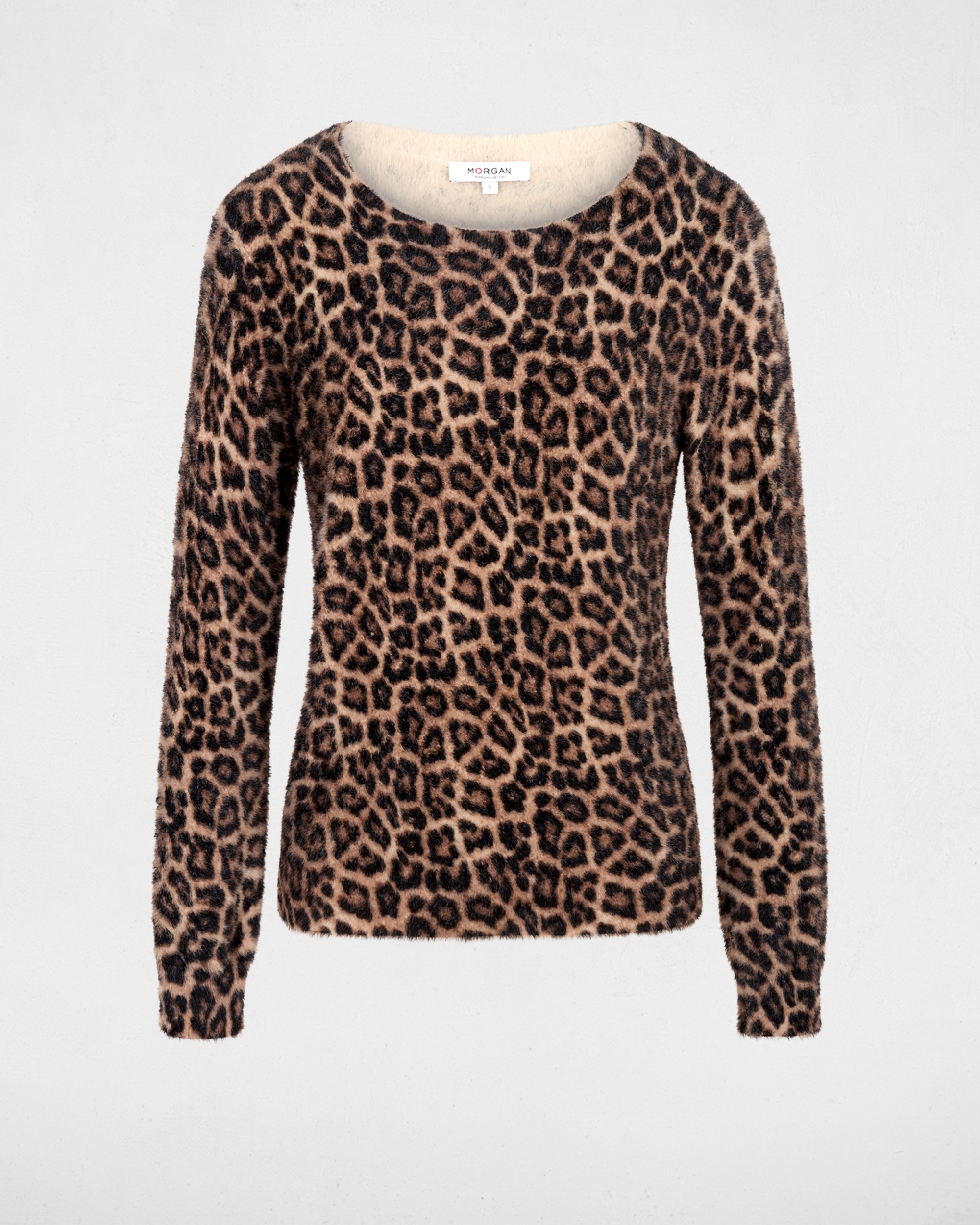 Jersey de mujer con estampado animalier - Morgan - Multicolor Multicolor-5