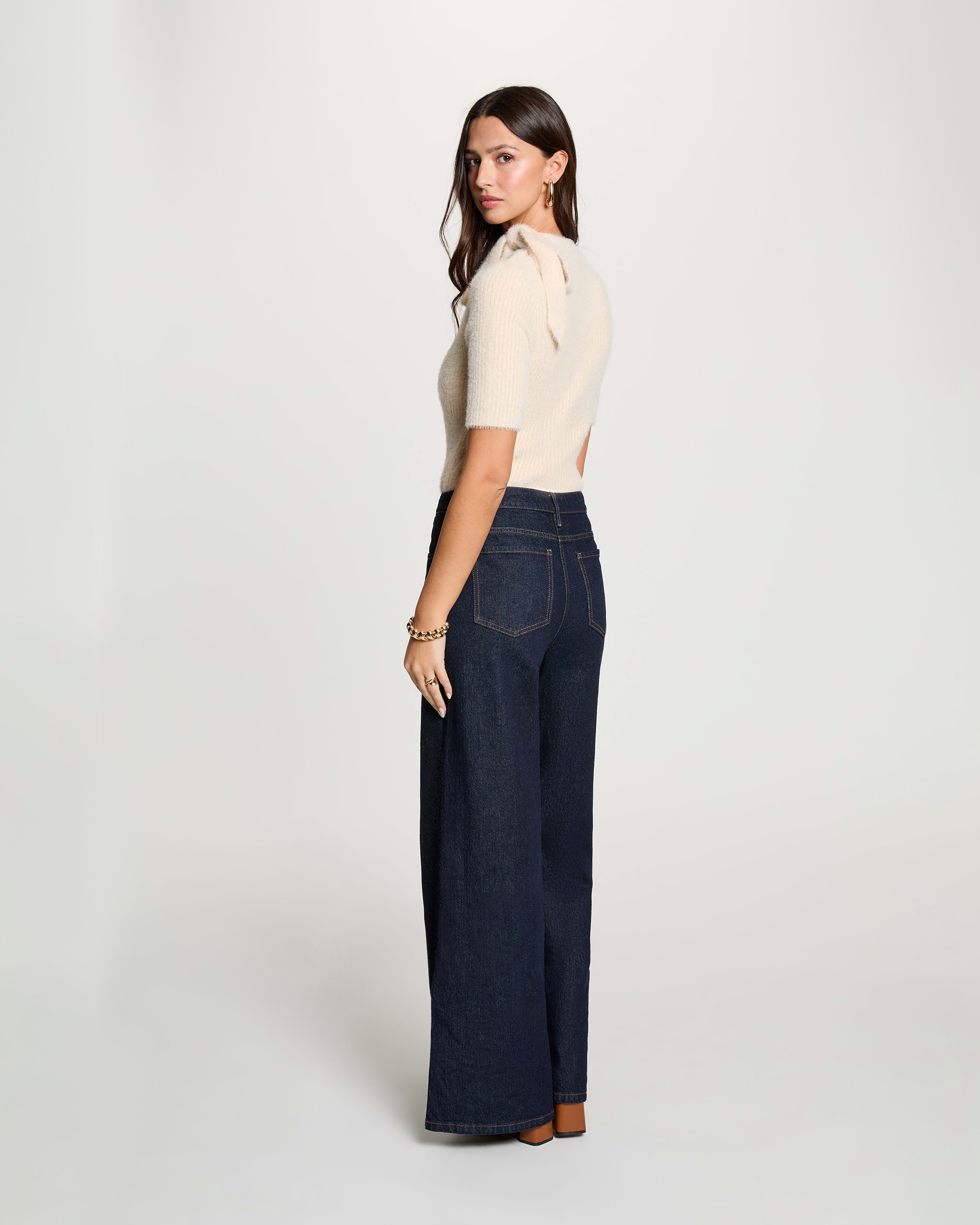 Jersey de mujer con lazo - Morgan - Crudo Crudo-2