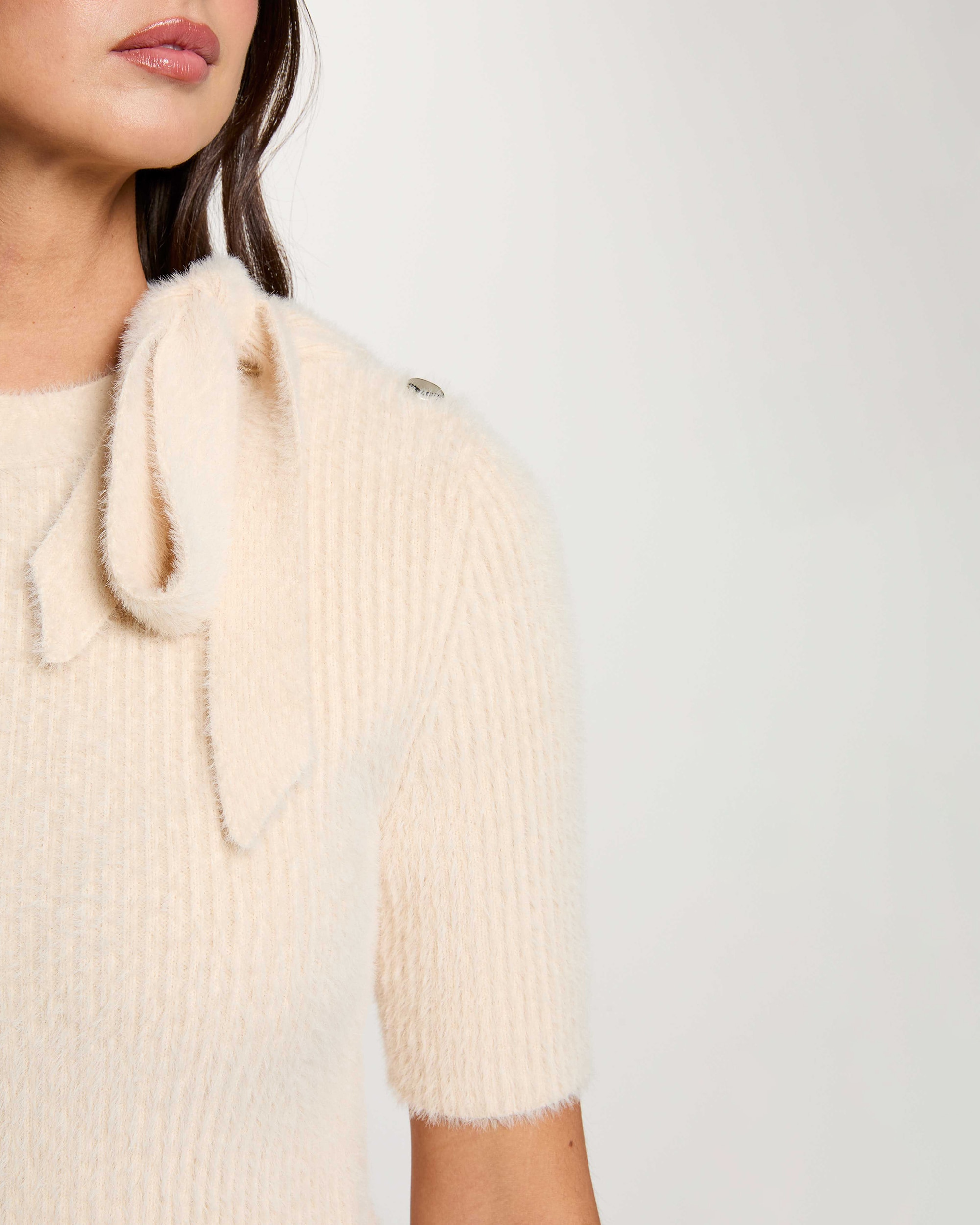 Jersey de mujer con lazo - Morgan - Crudo Crudo-4