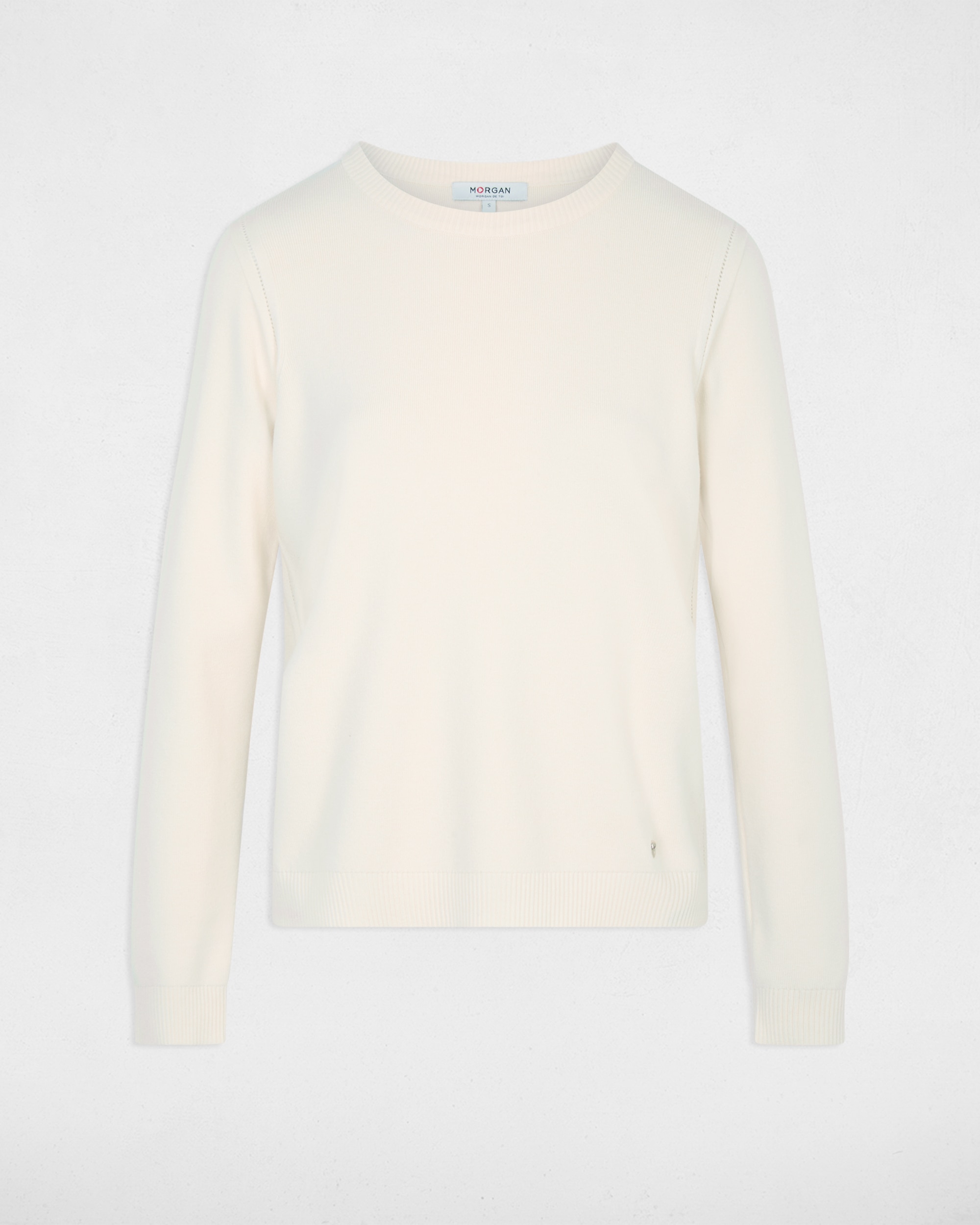 Imagen 5 de Jersey de mujer con cuello redondo - Morgan - Marfil Marfil