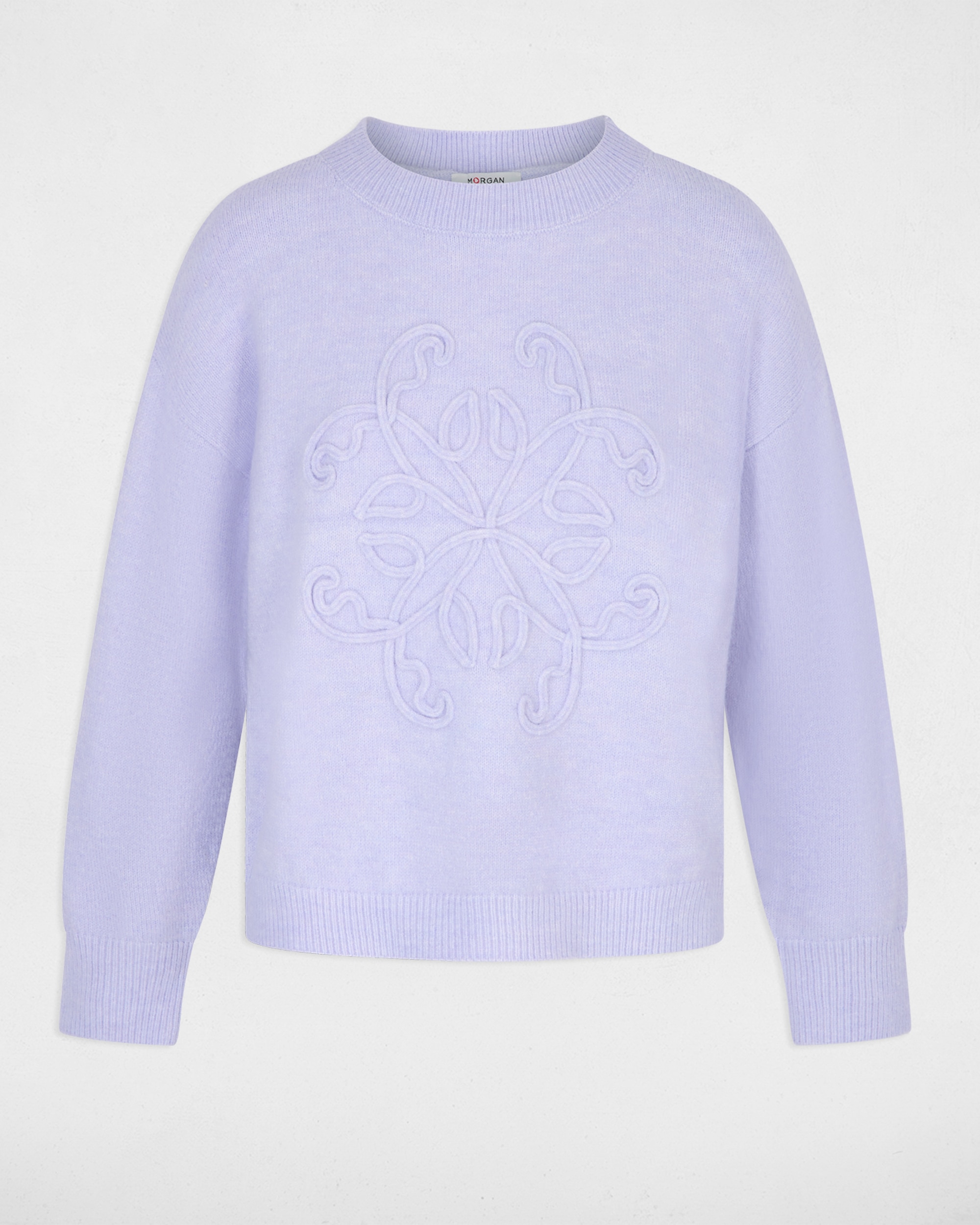 Jersey de mujer en lana - Morgan - Lila Lila-4