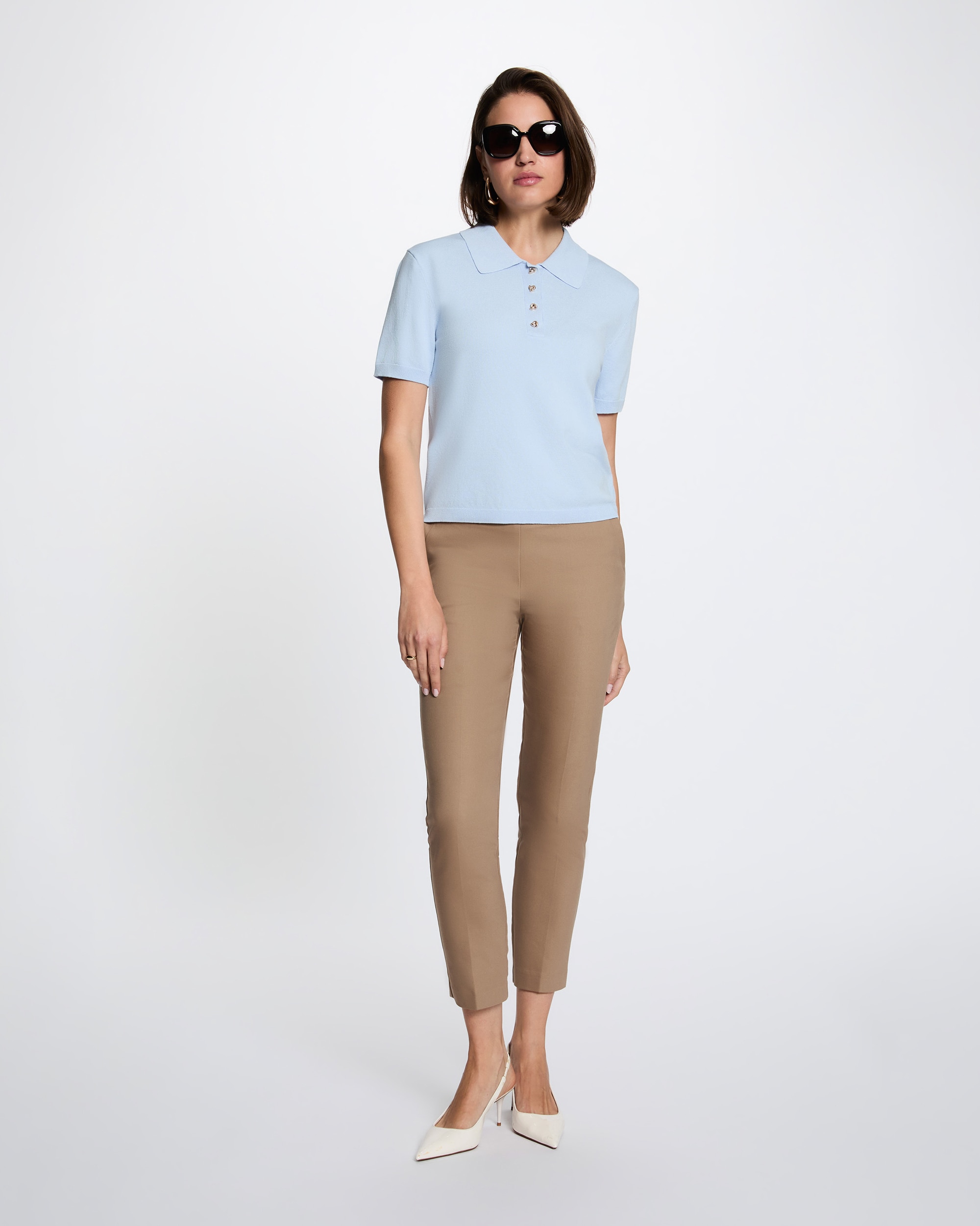 Imagen 3 de Jersey de mujer con manga corta - Morgan - Azul celeste Azul celeste
