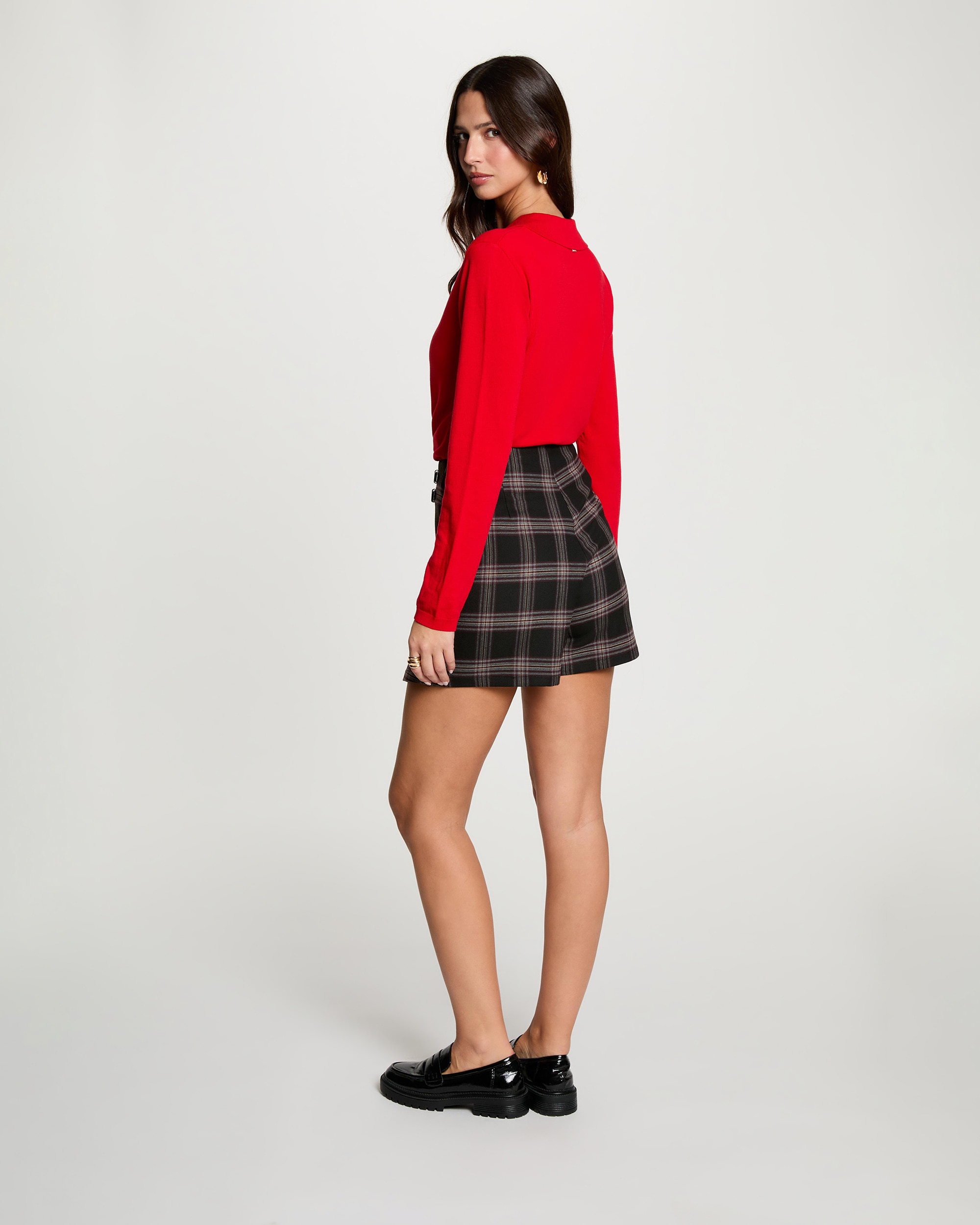 Imagen 2 de Jersey de mujer con cuello polo - Morgan - Rojo Rojo