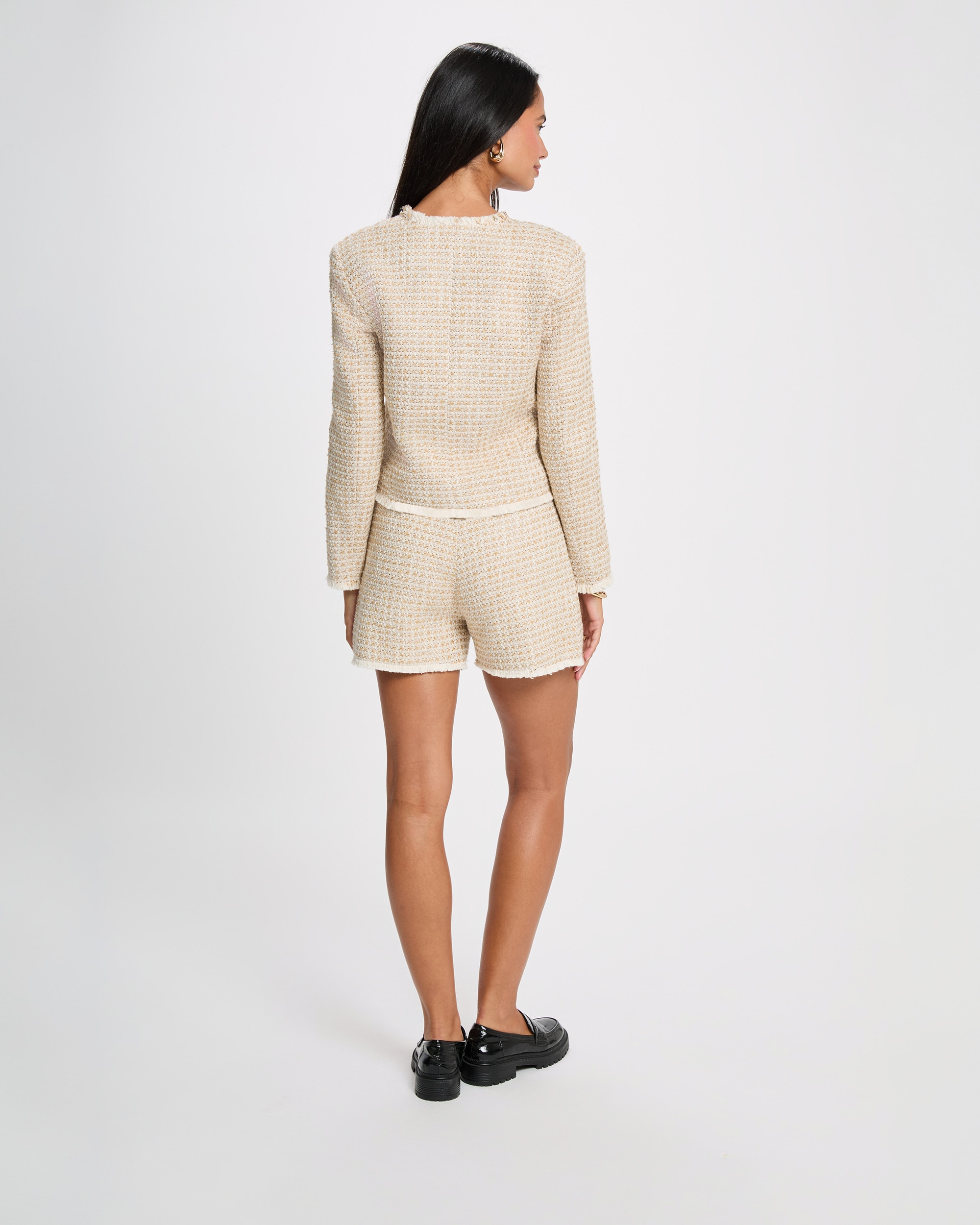 Short de mujer de tiro alto - Morgan - Crudo Crudo-2
