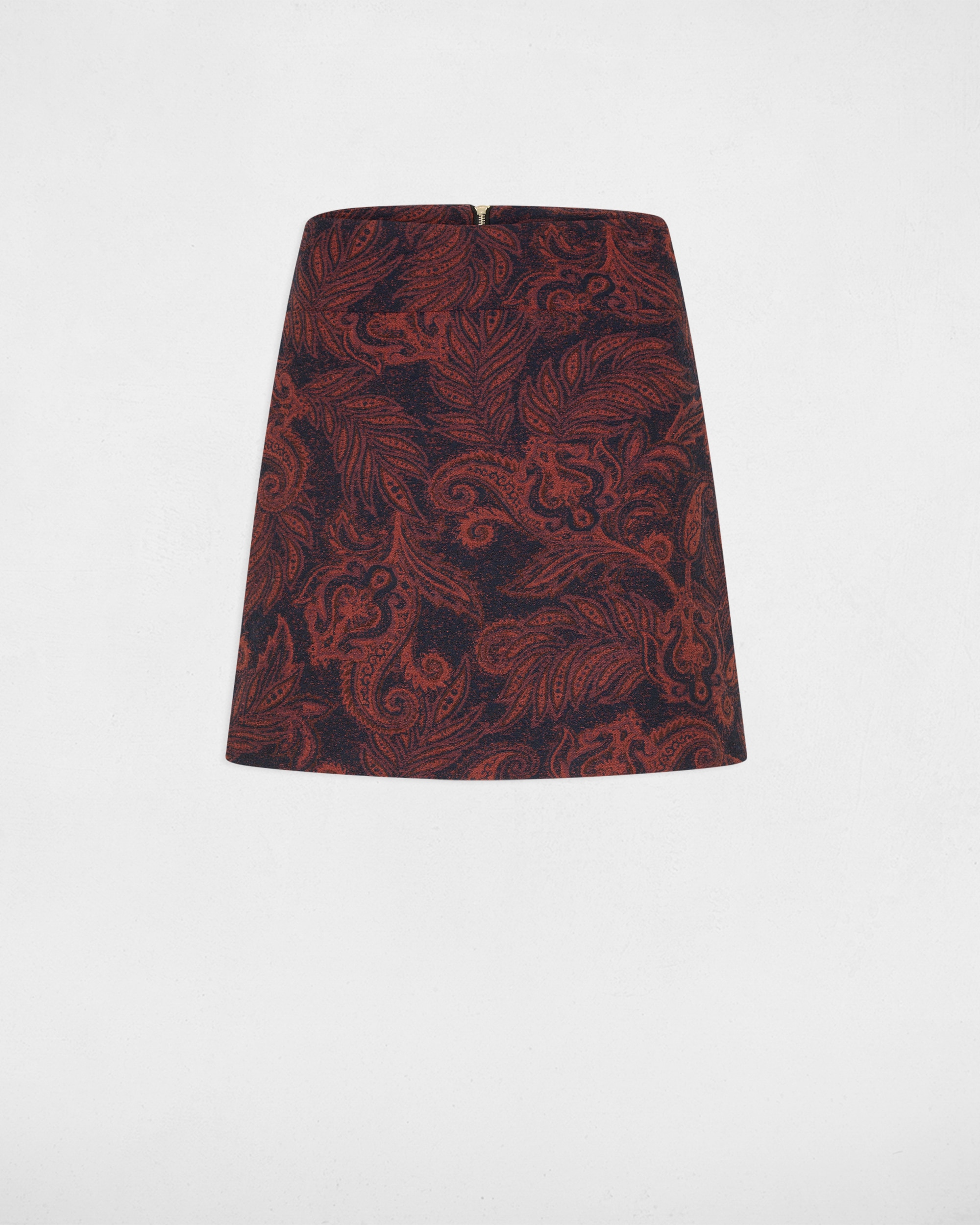 Falda corta con estampado de paisley - Morgan - Multicolor Multicolor-5
