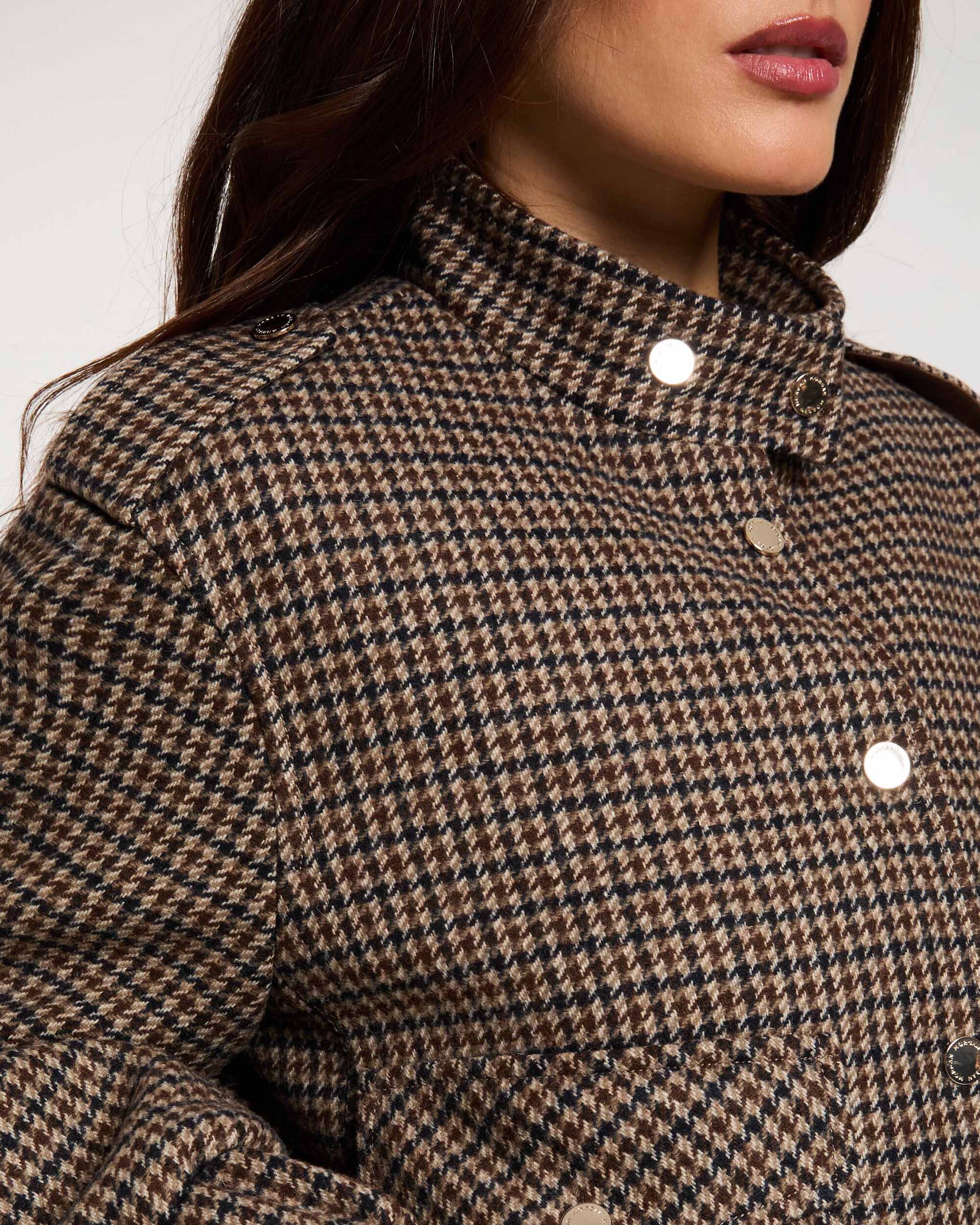 Chaqueta de mujer en lana - Morgan - Multicolor Multicolor-4
