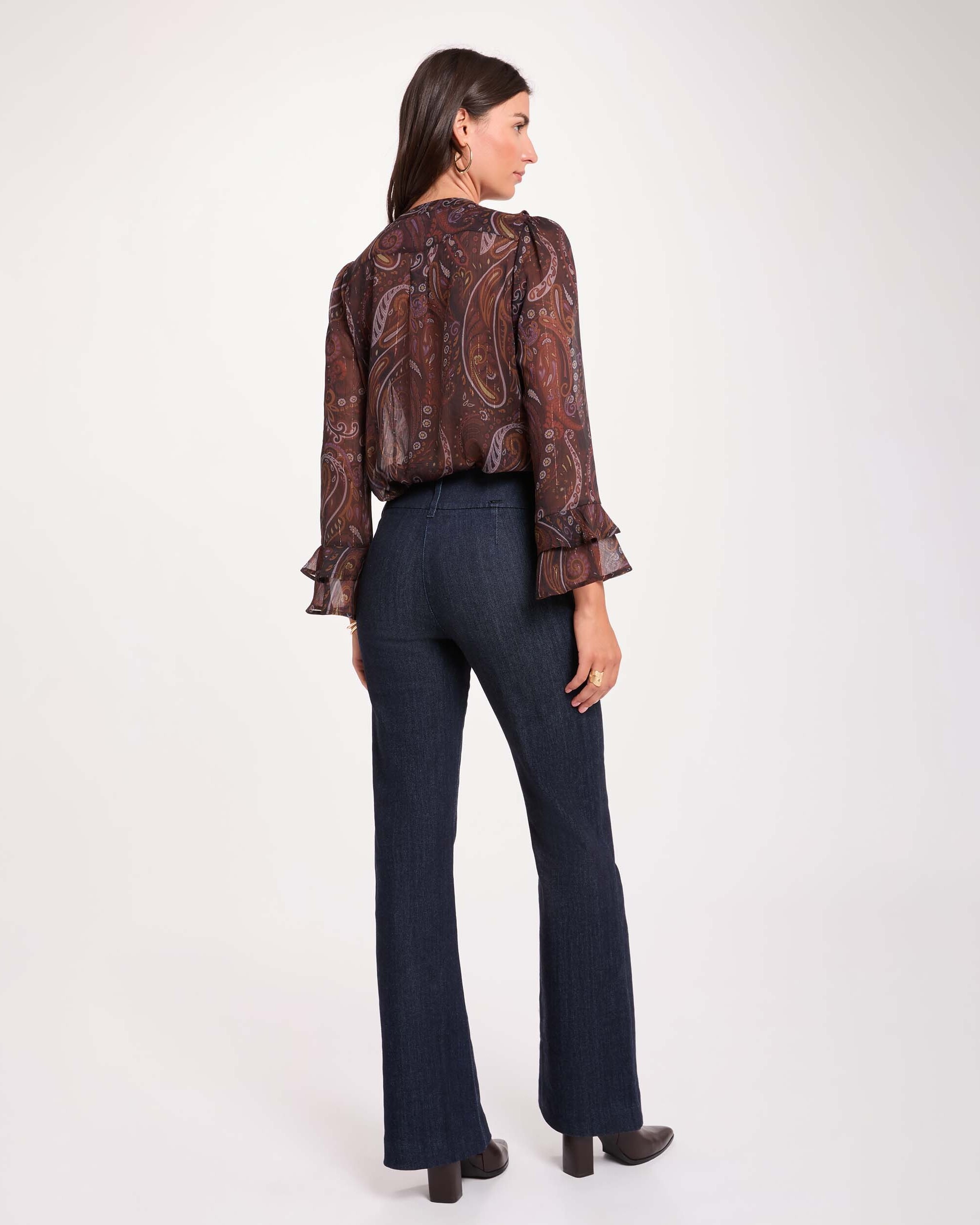 Camisa de mujer con volantes - Morgan - Multicolor Multicolor-2