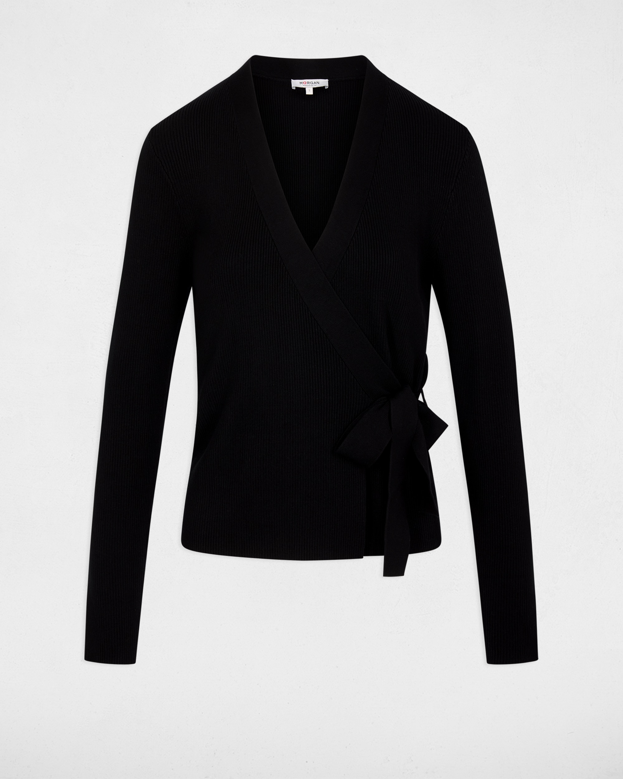Jersey de mujer con lazo - Morgan - Negro Negro-5