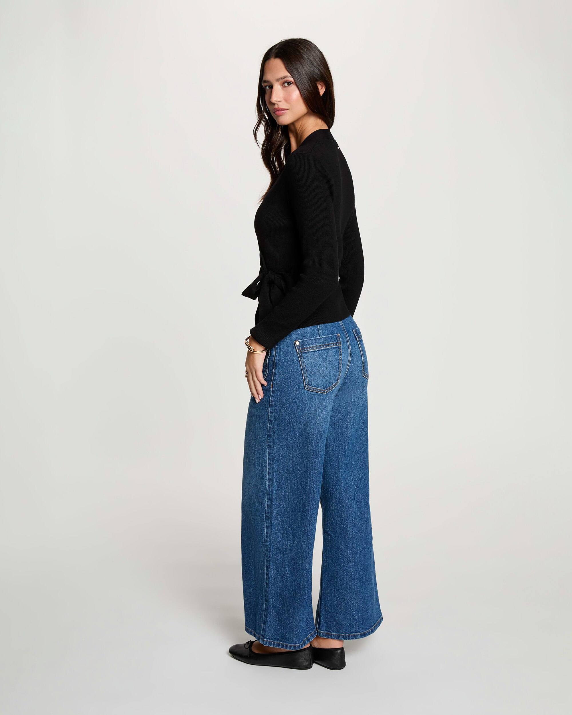 Jersey de mujer con lazo - Morgan - Negro Negro-2