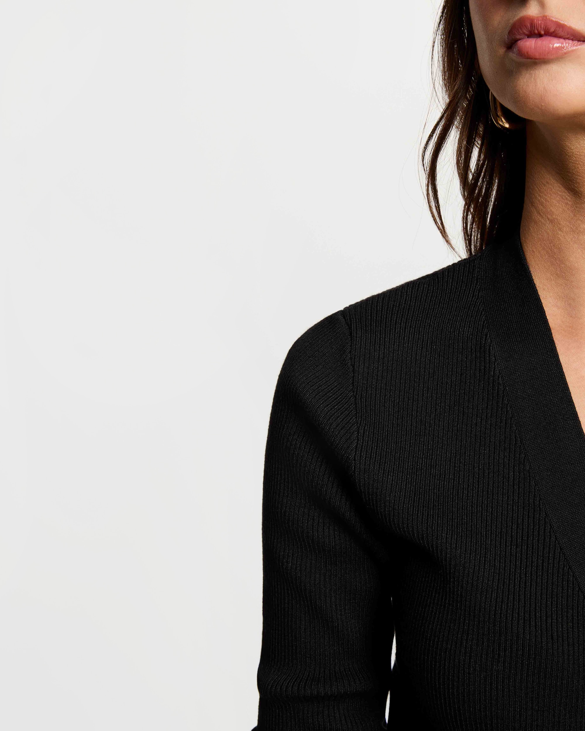 Jersey de mujer con lazo - Morgan - Negro Negro-4