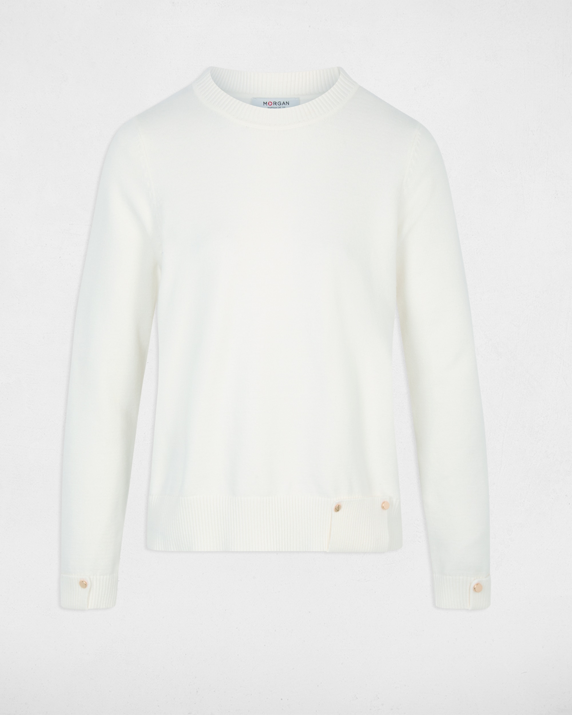 Imagen 5 de Jersey de mujer con botones - Morgan - Marfil Marfil
