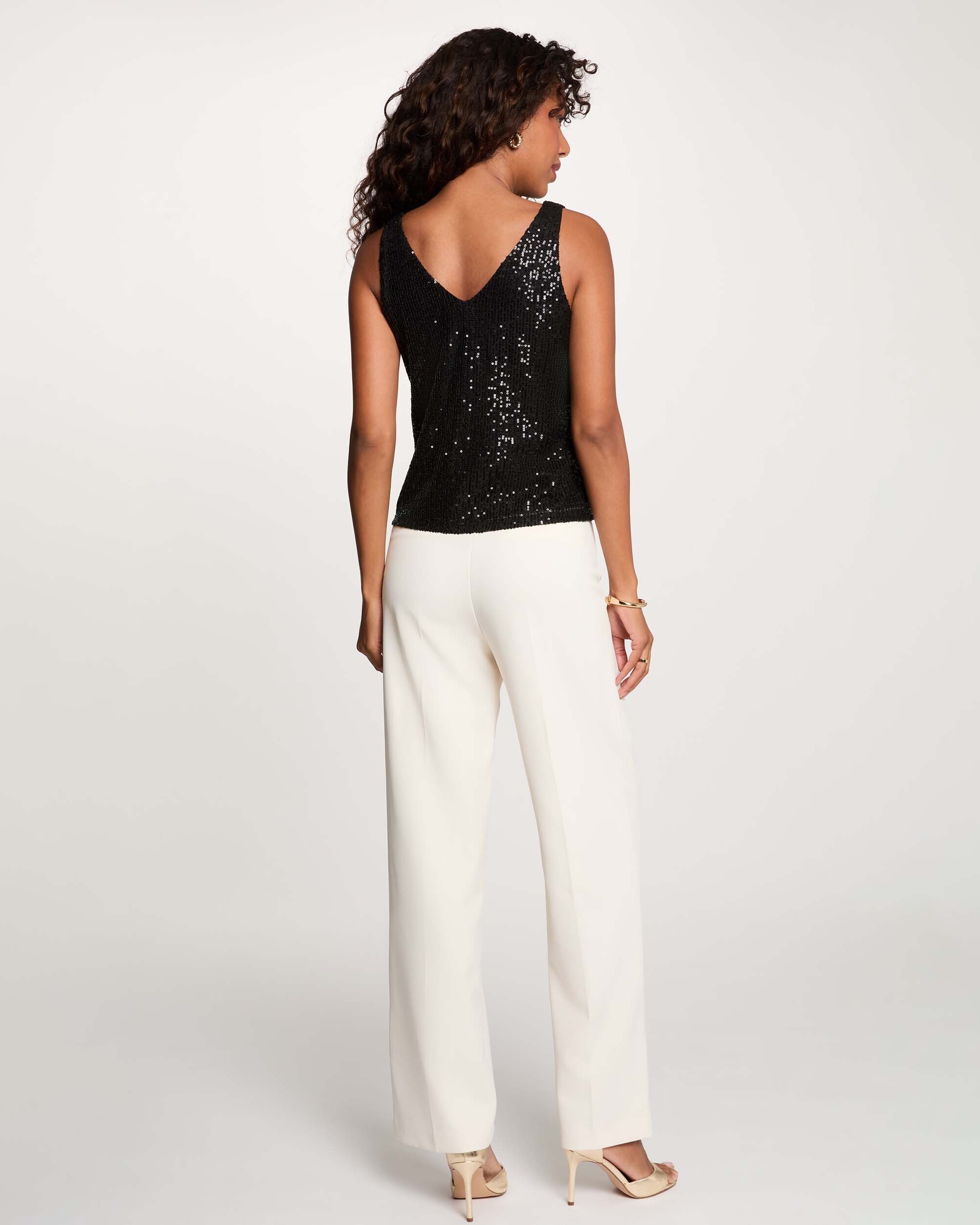 Imagen 2 de Top de mujer con lentejuelas - Morgan - Negro Negro