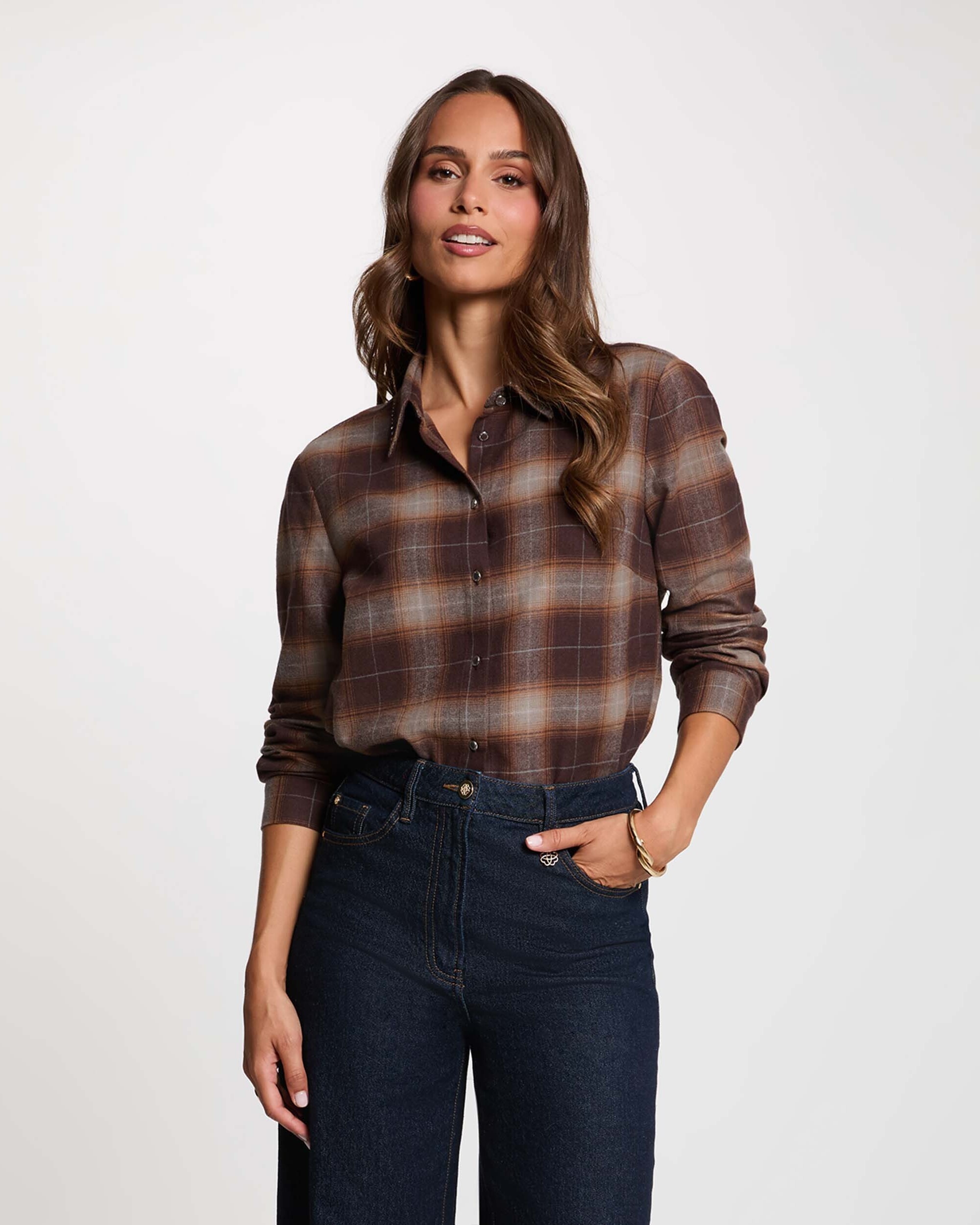 Imagen 1 de Camisa de mujer con tachuelas - Morgan - Multicolor Multicolor