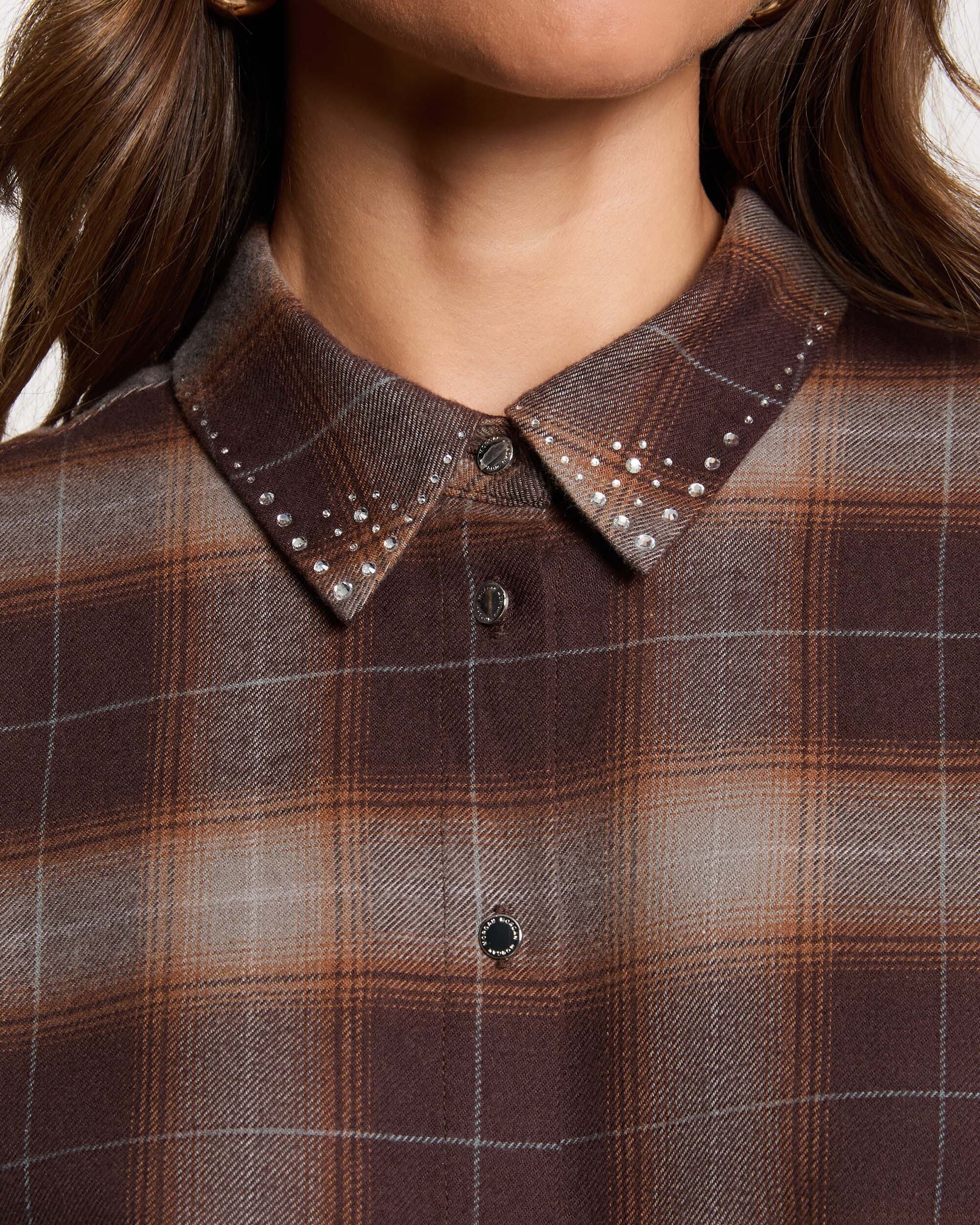 Imagen 4 de Camisa de mujer con tachuelas - Morgan - Multicolor Multicolor