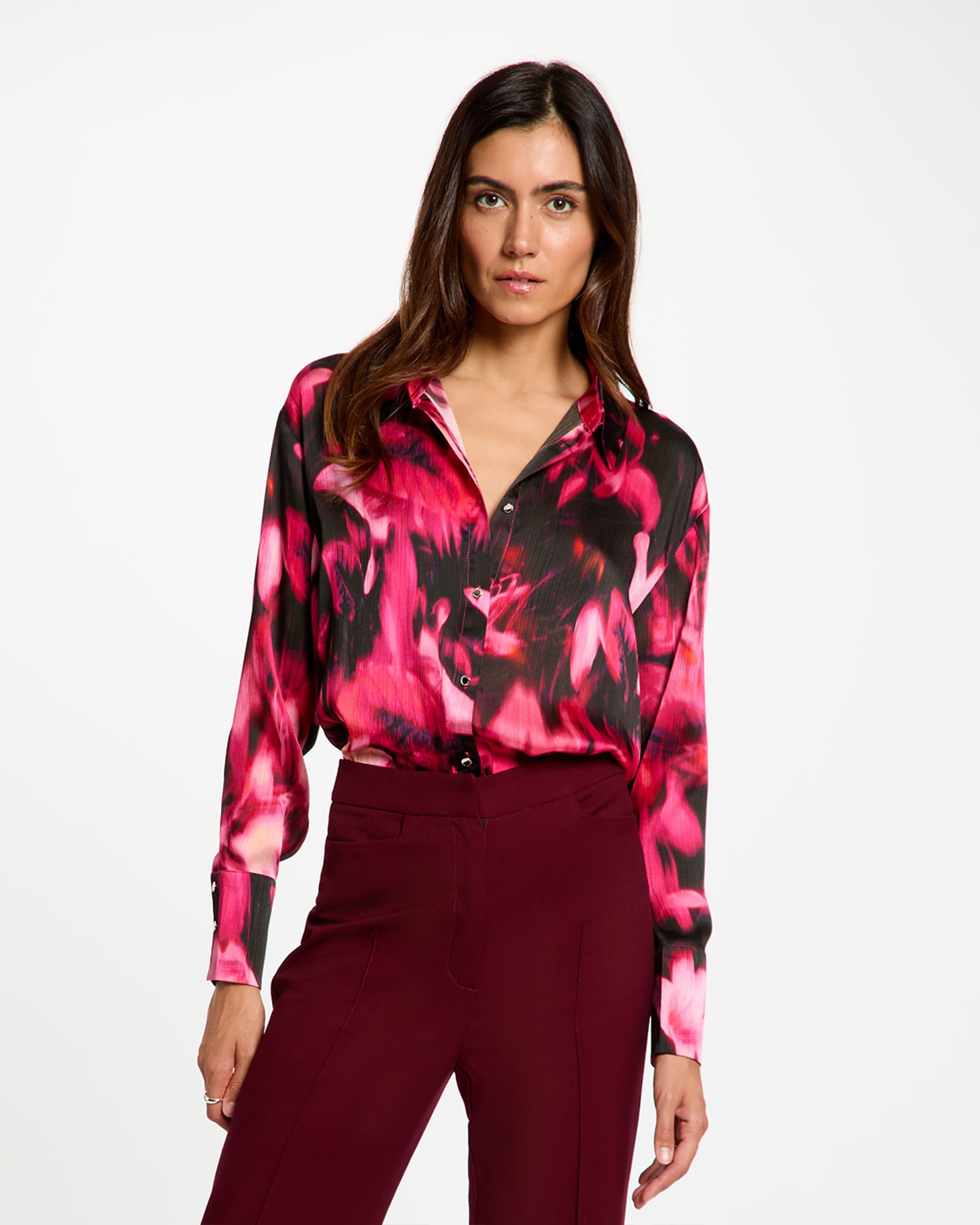 Imagen 1 de Camisa de mujer con manga larga - Morgan - Multicolor Multicolor
