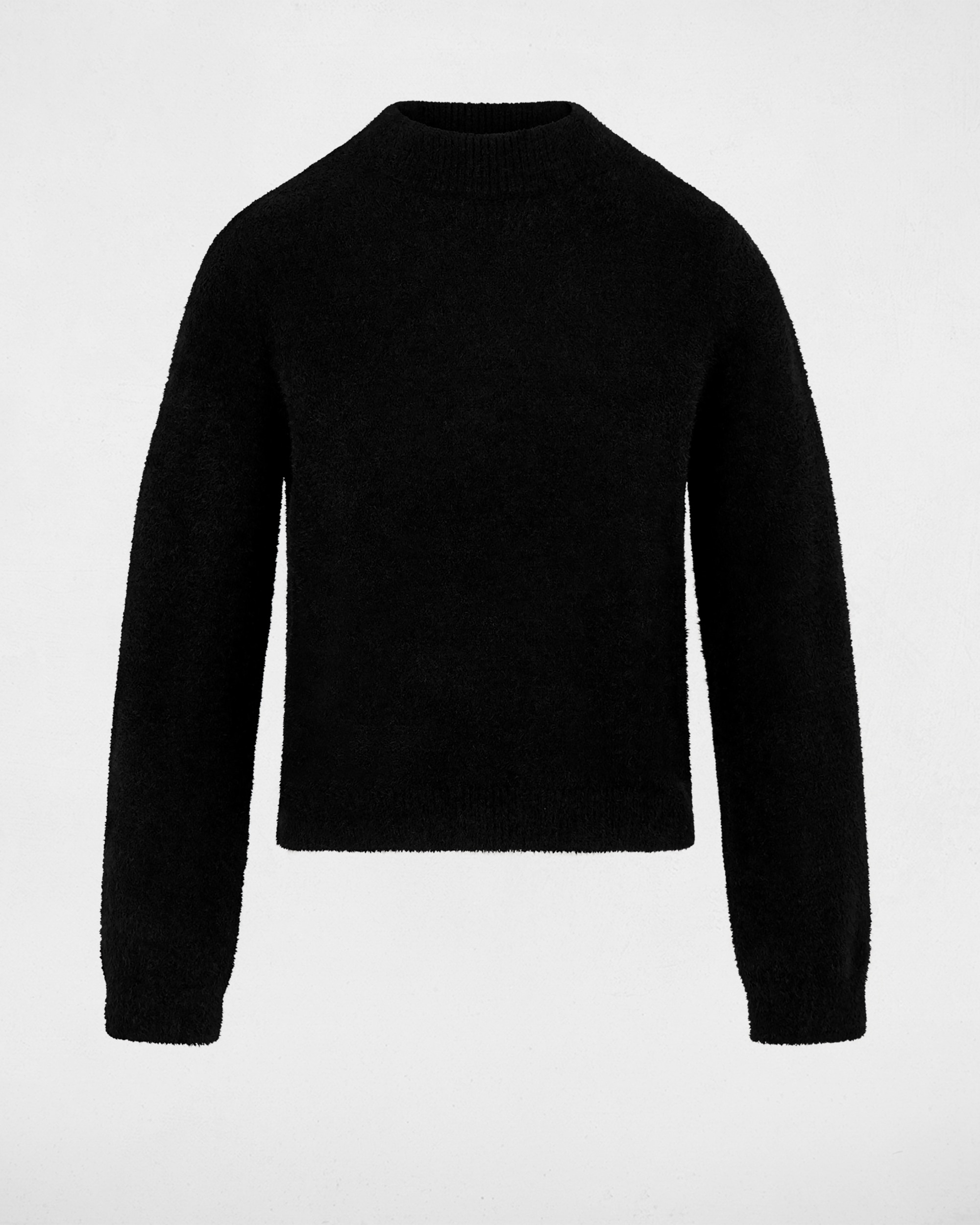 Jersey de mujer con cuello alto - Morgan - Negro Negro-5