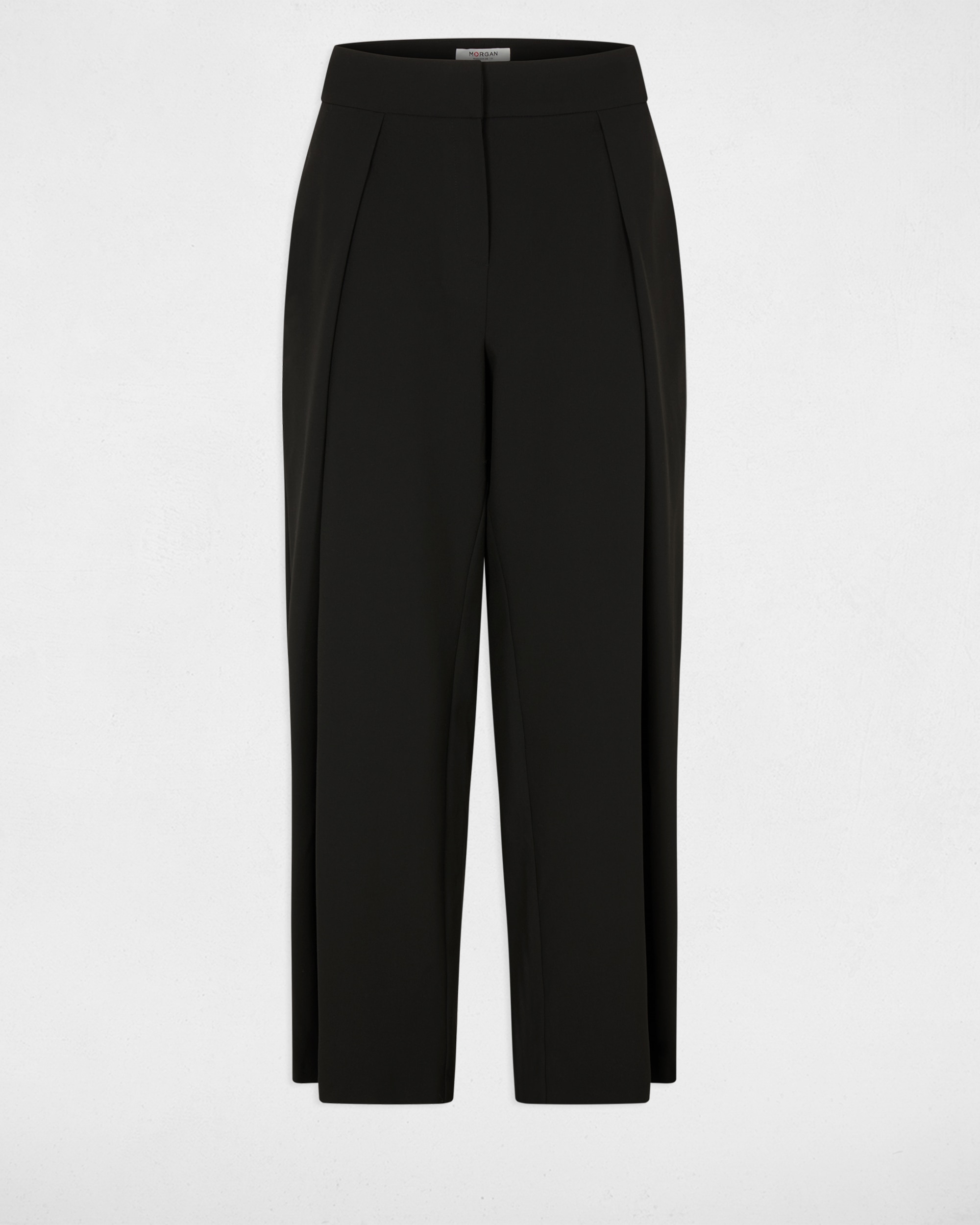 Pantalones de vestir de mujer de tiro alto - Morgan - Negro Negro-5