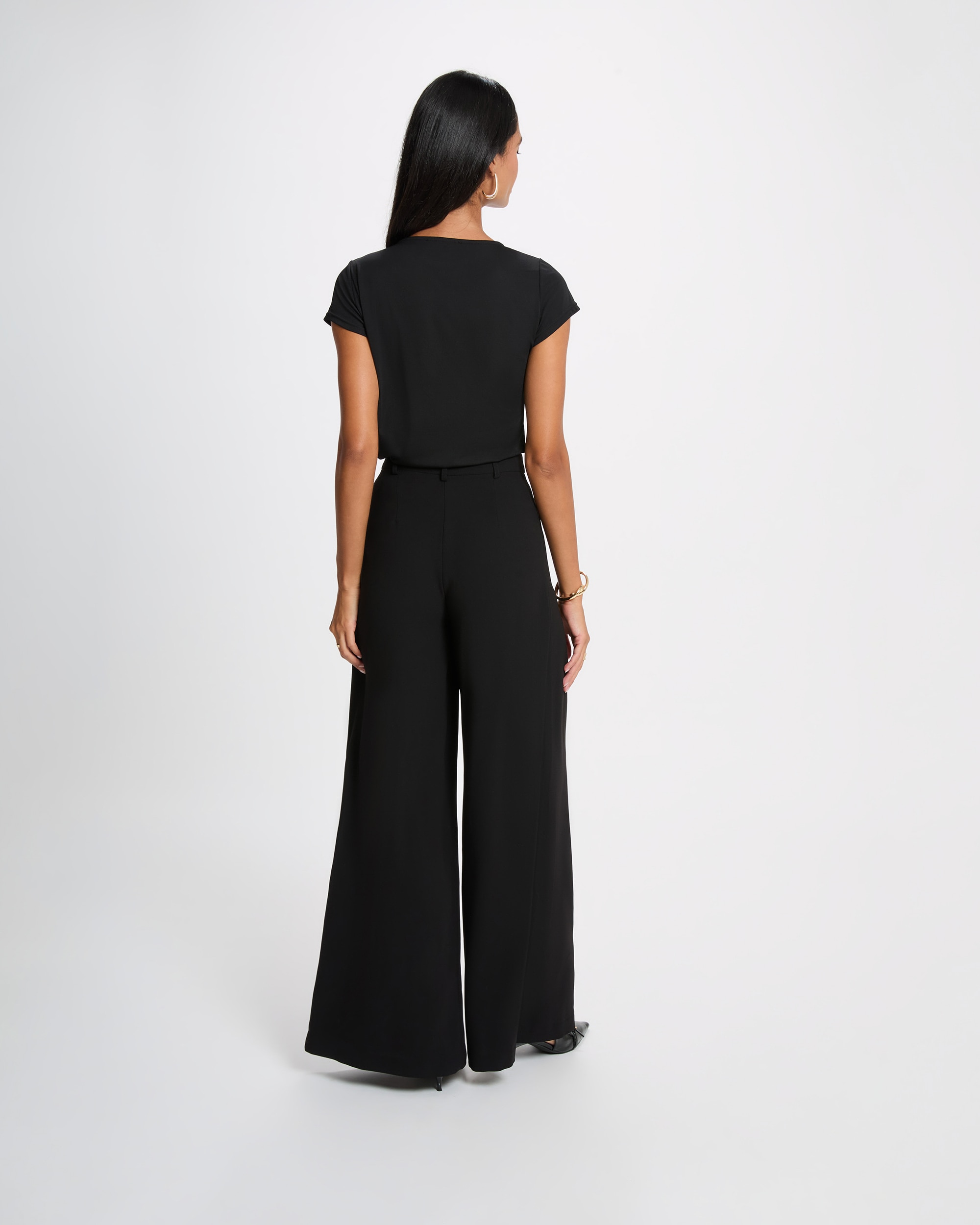 Camiseta de mujer con logo - Morgan - Negro Negro-2